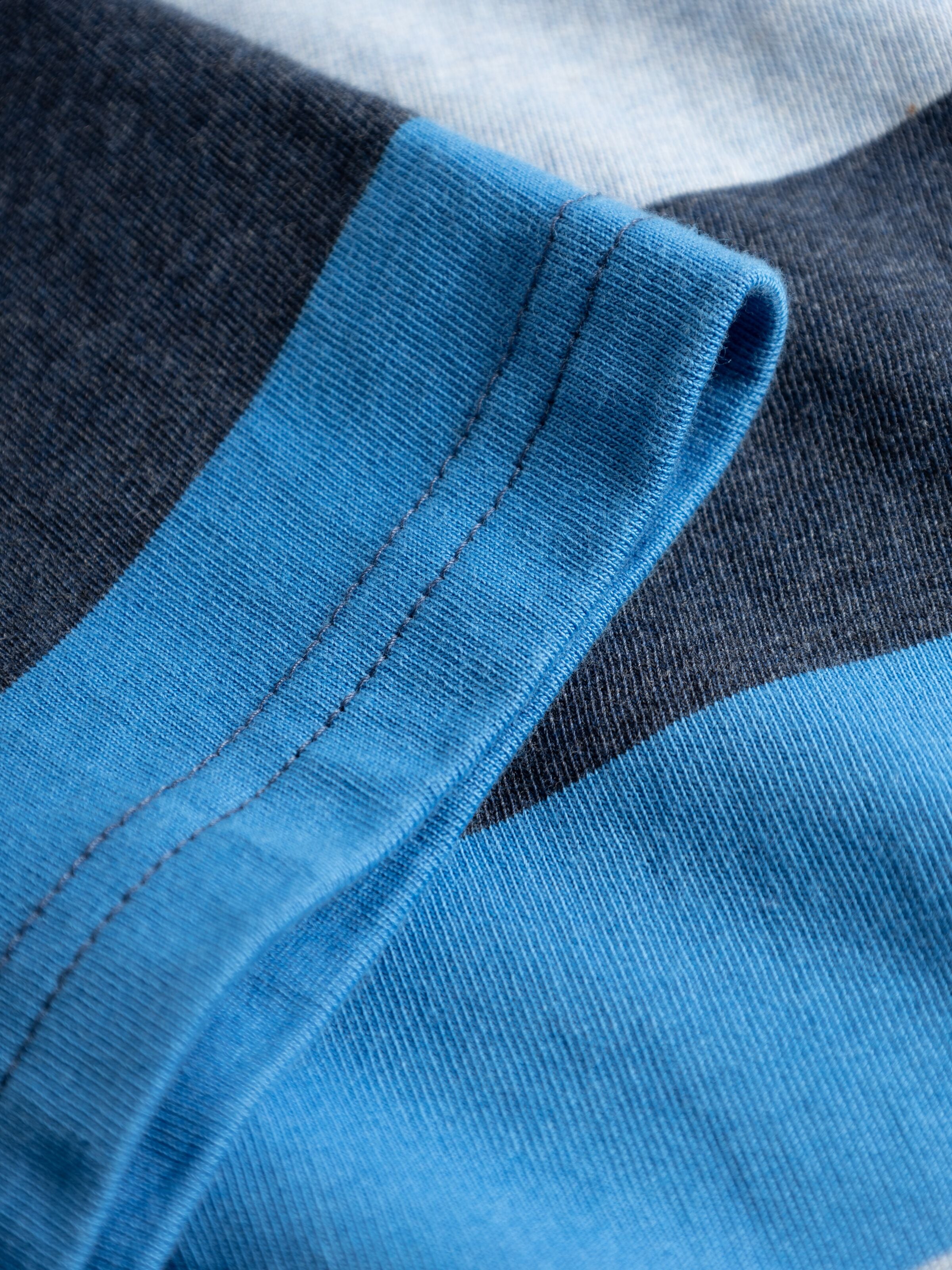 Kenntnisgecotton Bekleidung - reguläres Block gestreift T -Shirt - Gots - Campanula