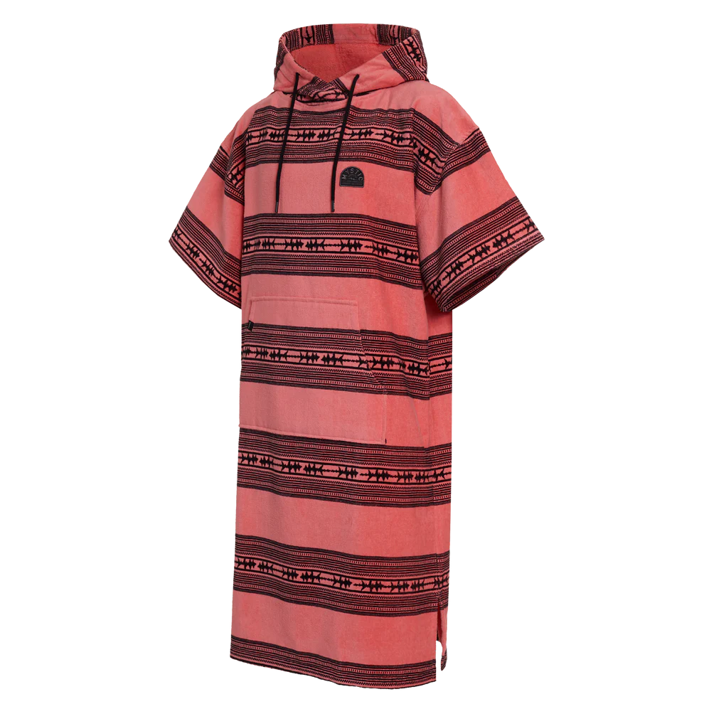 Mystic Velour Poncho - Weichkoralle