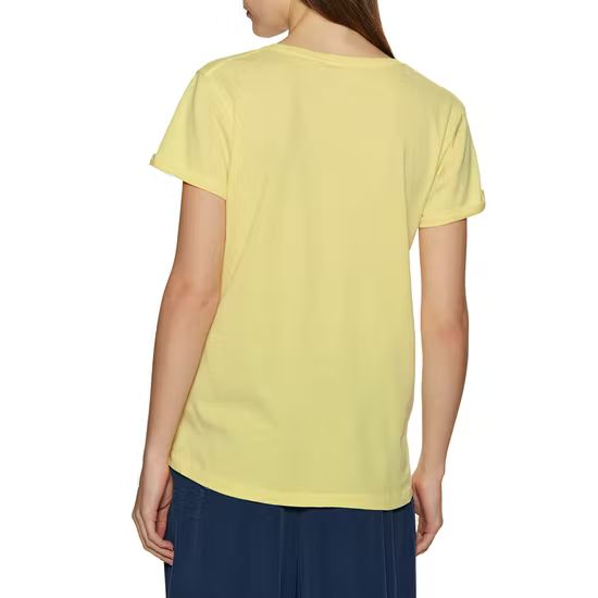 Rip Curl - Re -Try gegen Neck -T -Shirt - Easer Pfirsich