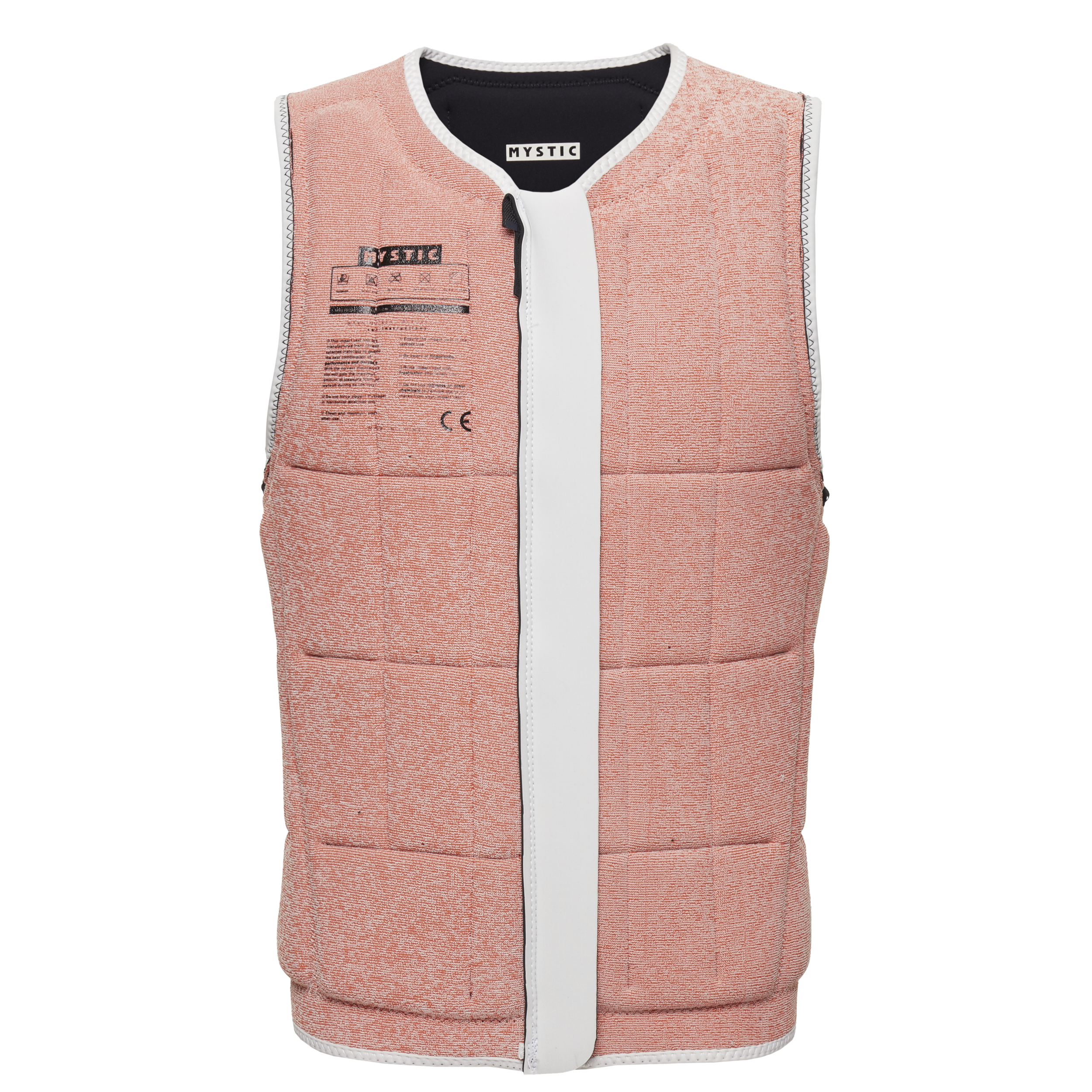 Mystic - Renegade Impact Vest Fzip Wake - Svart/Vit