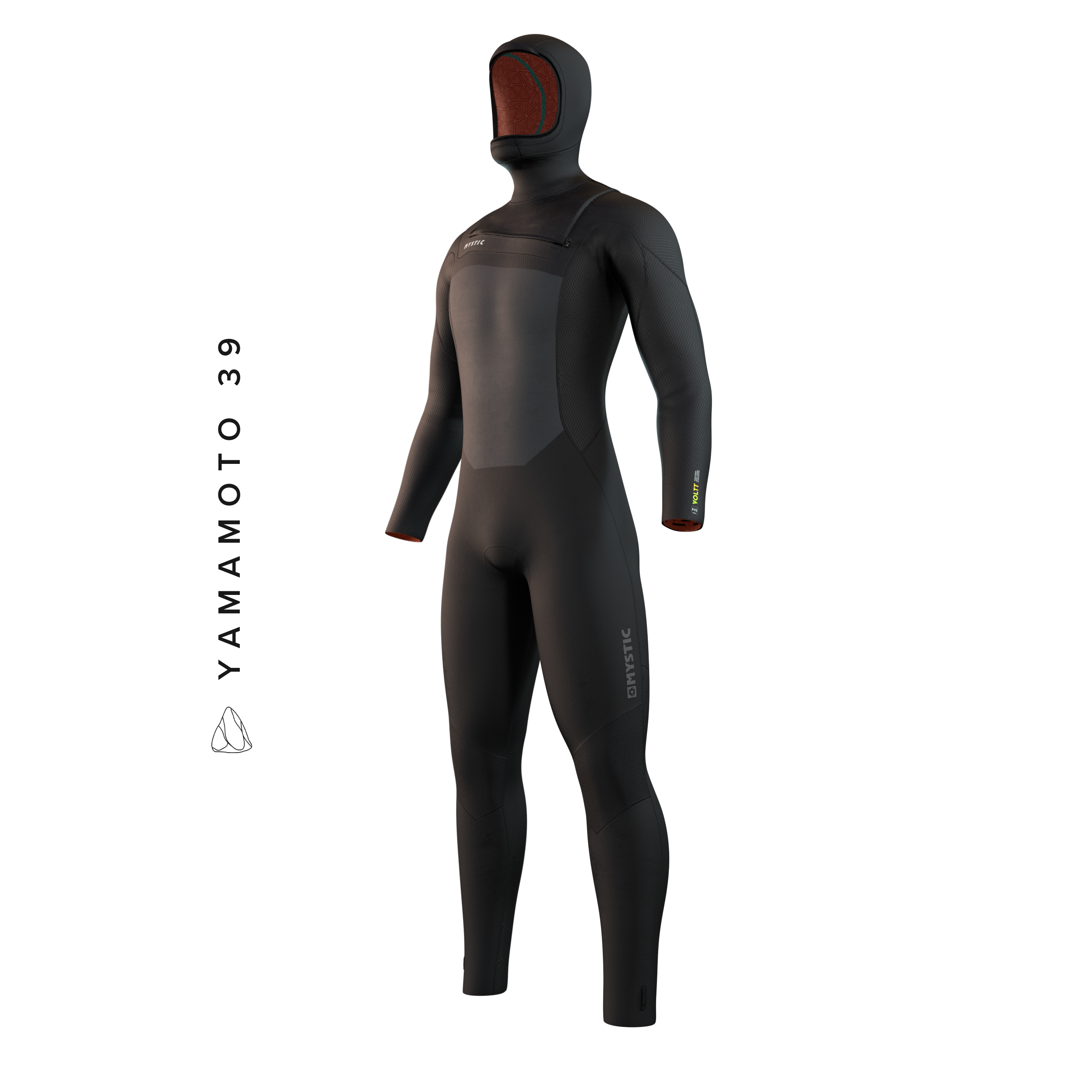 Mystic - Voltt Hooded Full Suit 6/4/3mm Fzip - Black
