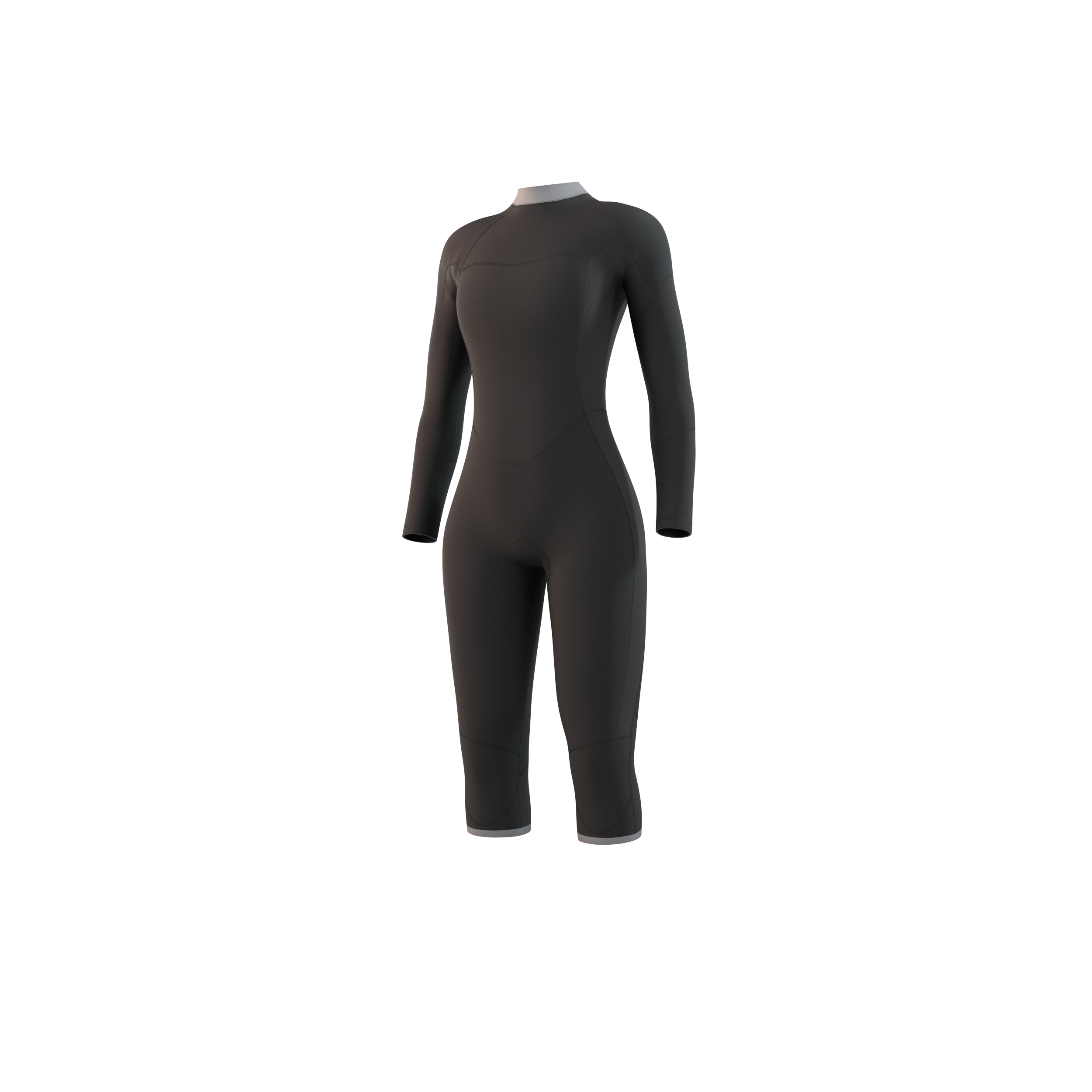 Mystic - Brand Longarm Shortleg 3/2 mm Bzip Flatlock Dam - Nattblå