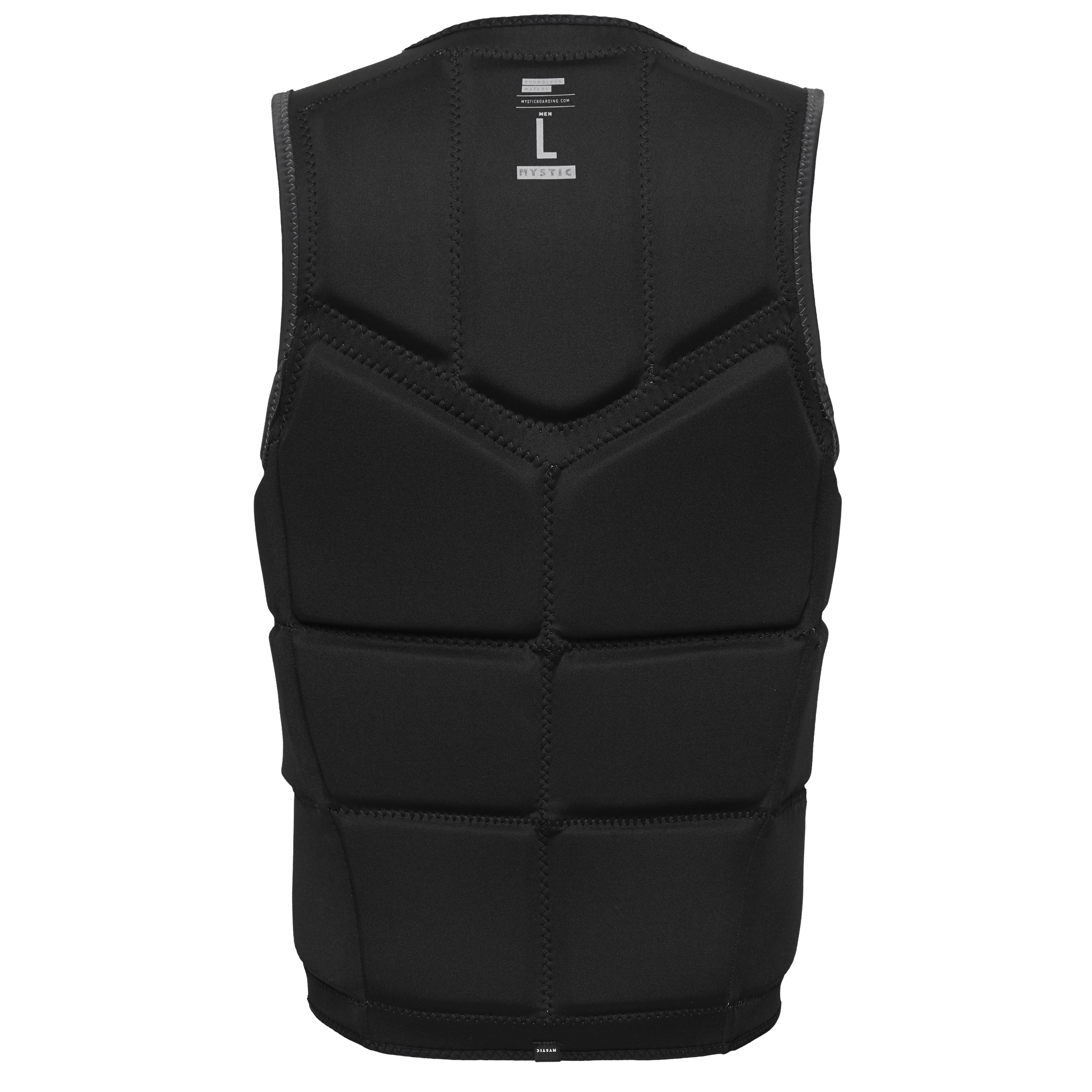 Mystic - Peacock Impact Vest Fzip Wake - Black
