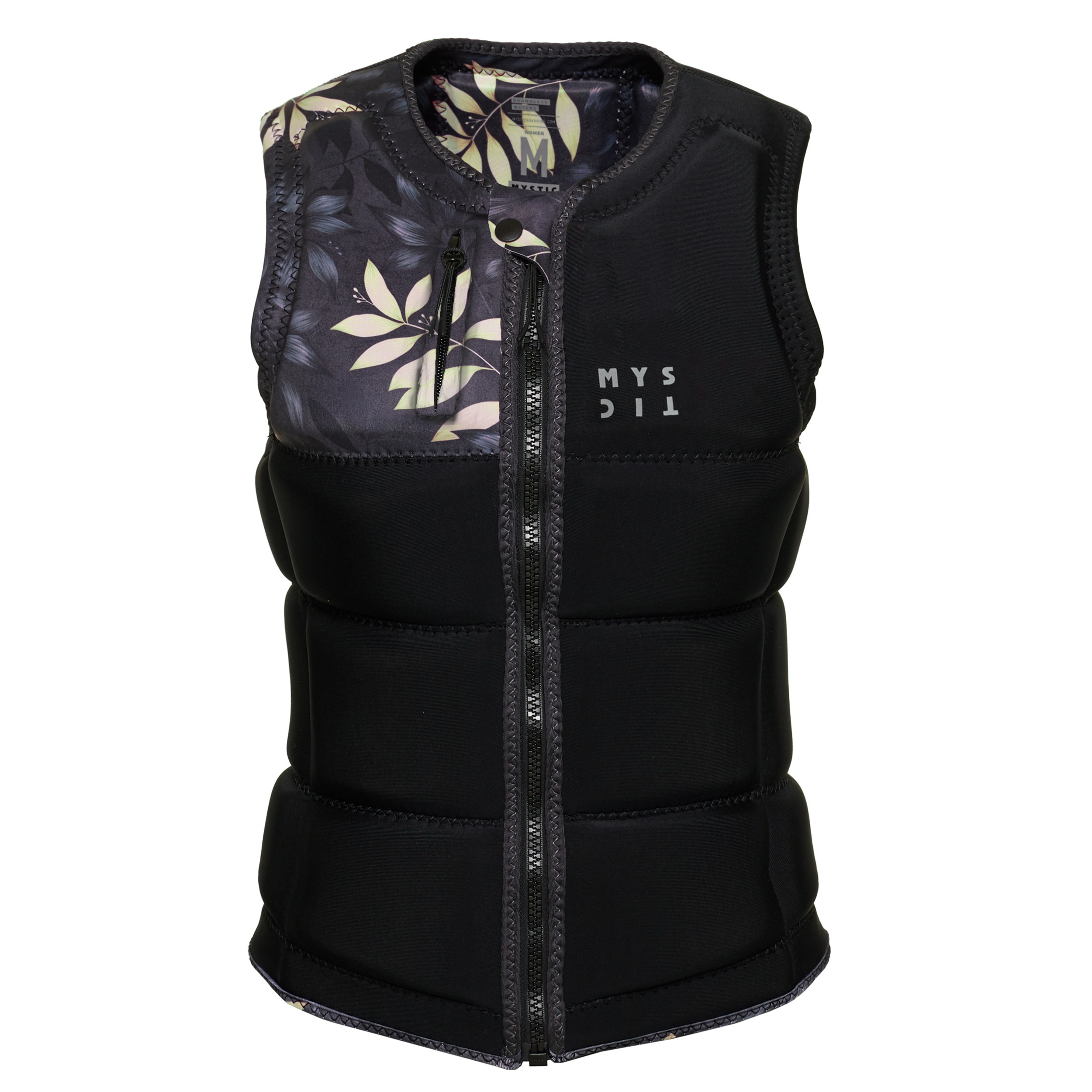 Mystic - Dazzled Impact Vest Fzip Wake Dam - Svart