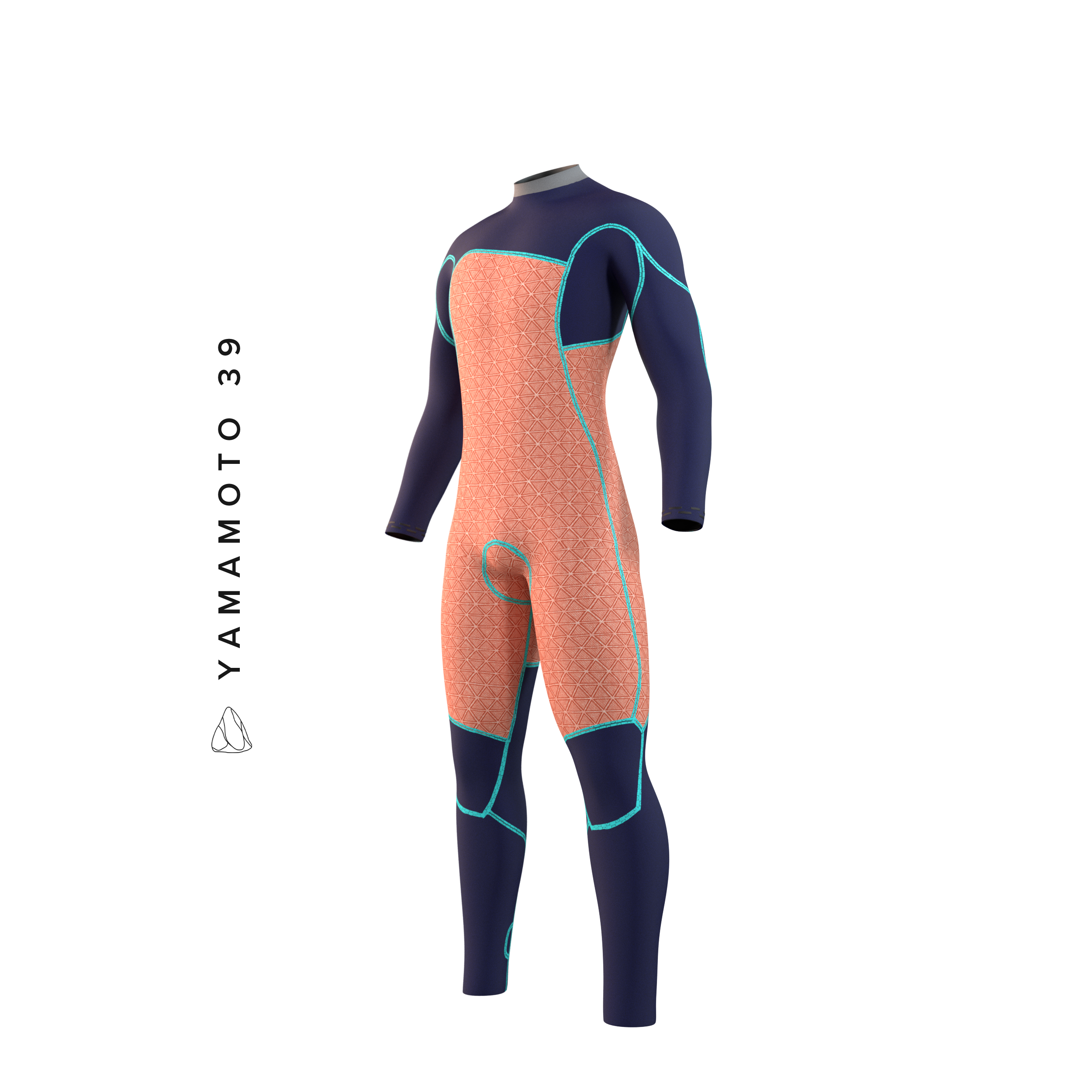Mystic - Majestic Fullsuit 5/4mm Fzip - Navy