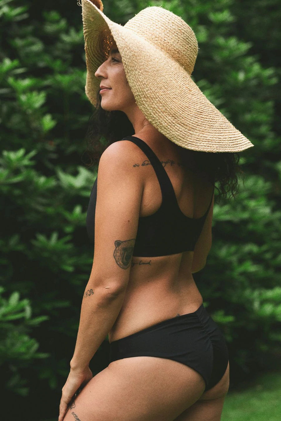 Copenhagen Cartel - Bas Batur avec détail à volants - Noir