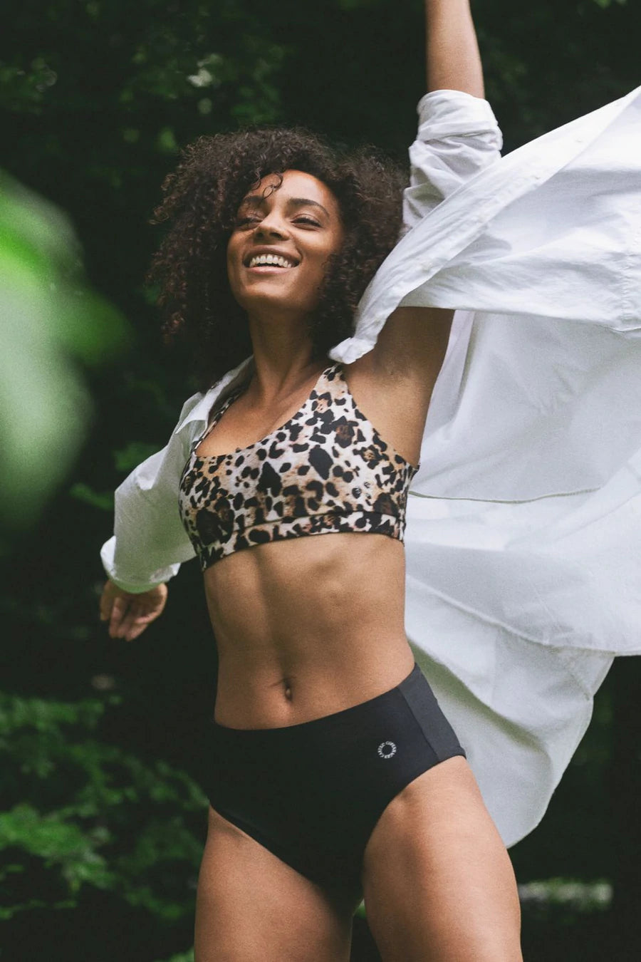 Copenhagen Cartel - Ubud high-waisted bikini briefs - Nero