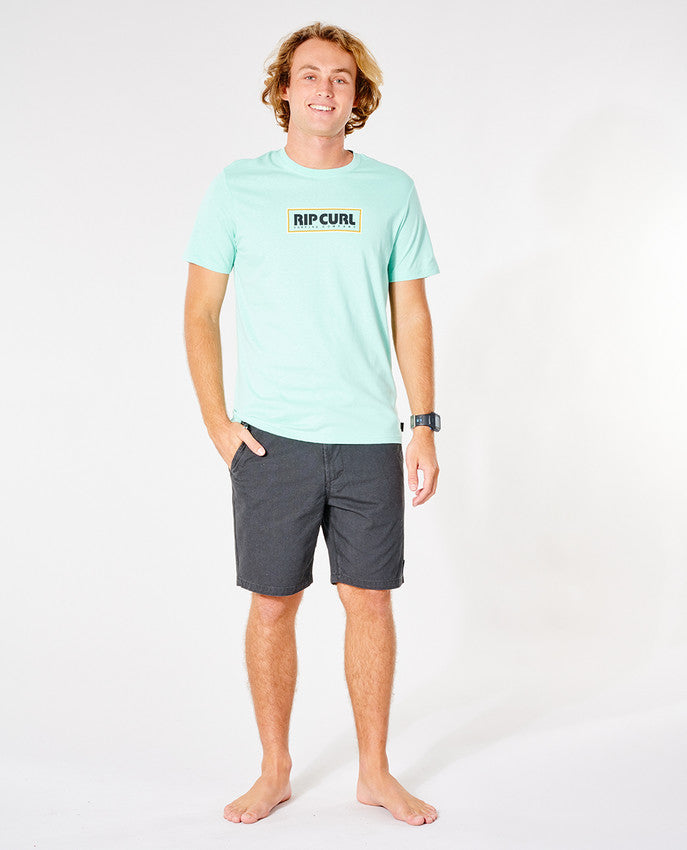 Rip Curl - big mumma icon tee - washed aqua