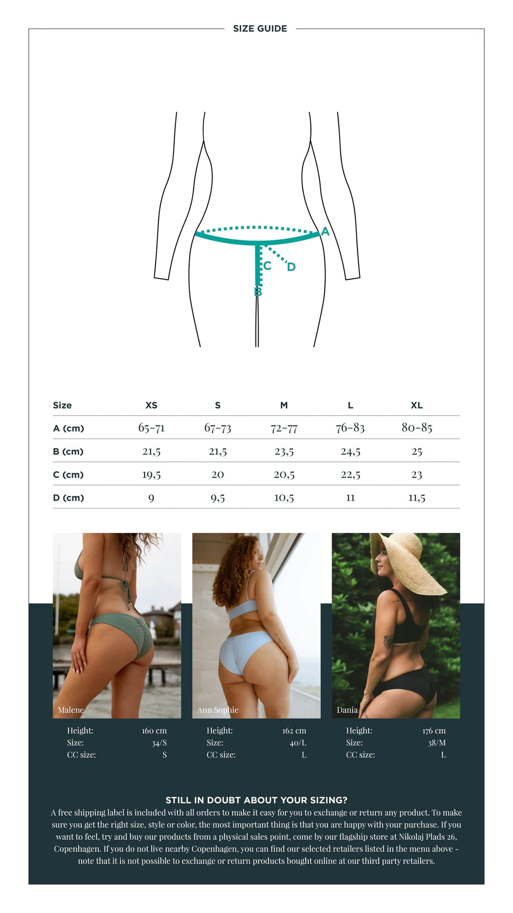 Copenhagen Cartel - Bas Batur avec détail à volants - Noir