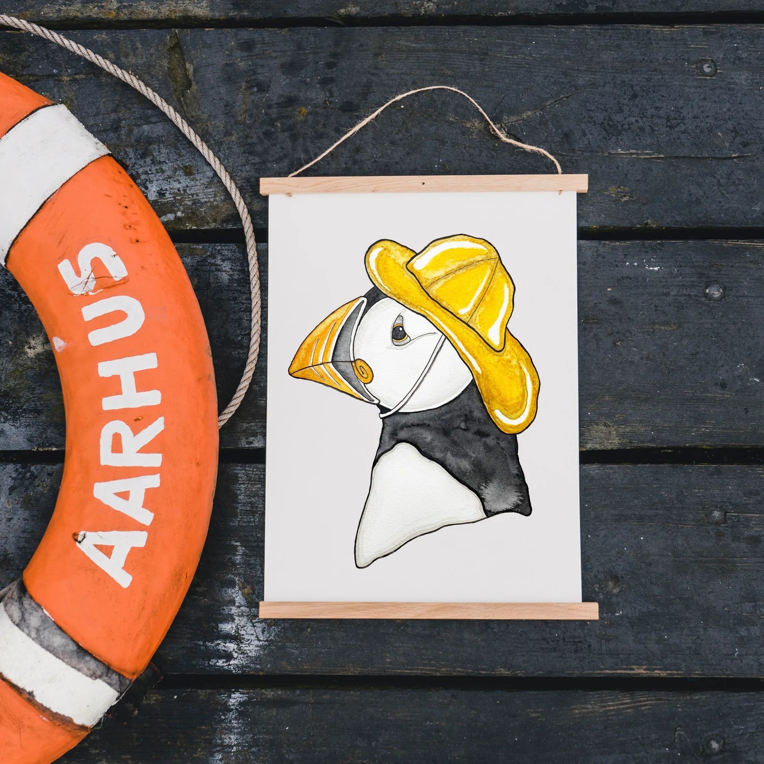 Lakor - southwest puffin poster