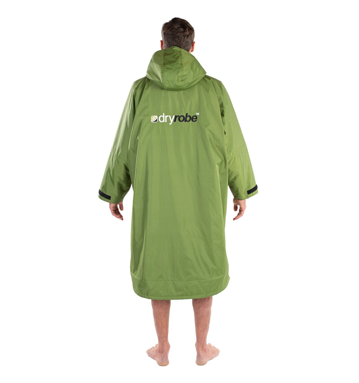 Dryrobe advance long sleeve poncho | adults | forest green/black