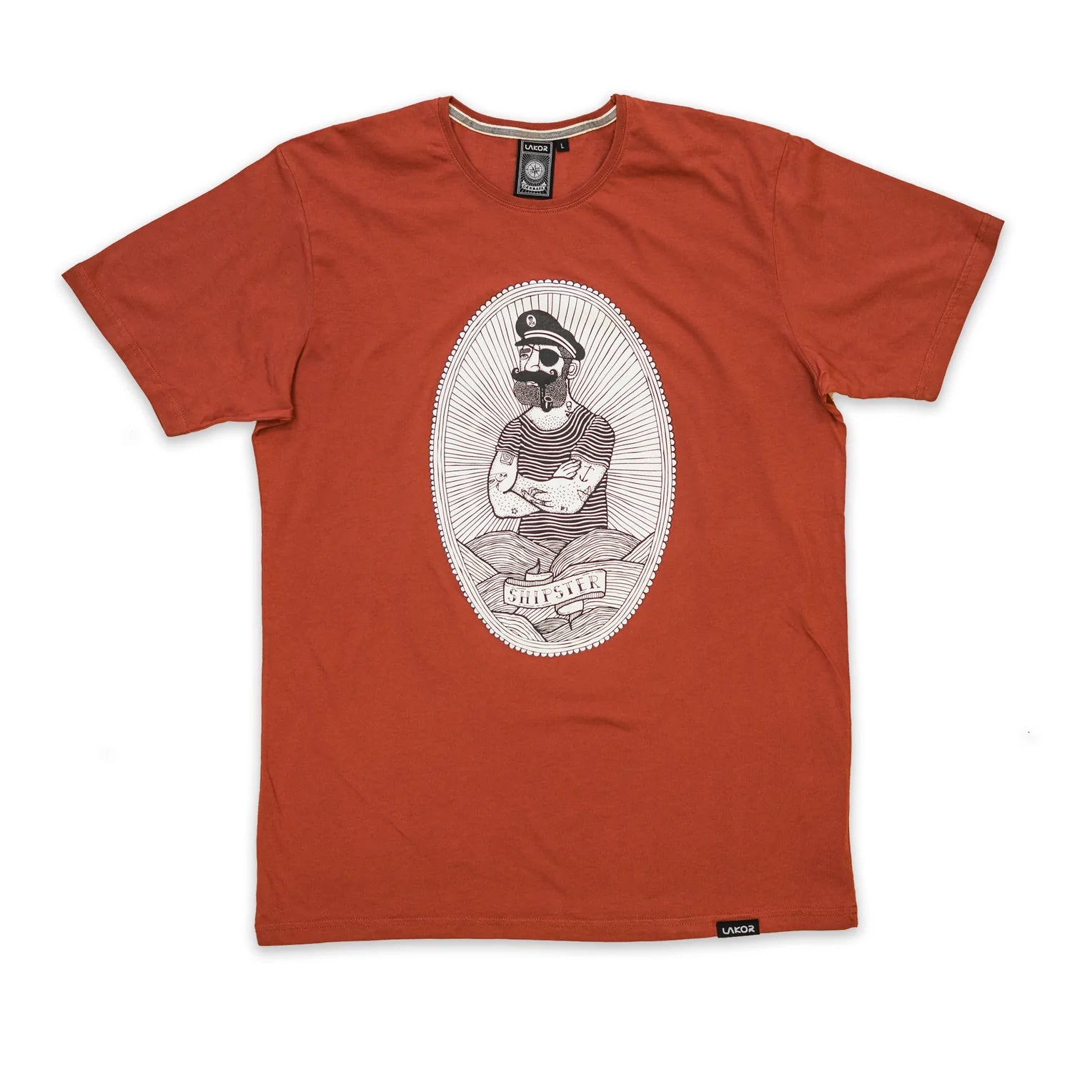 Lacquer - Framed legend - burnt orange