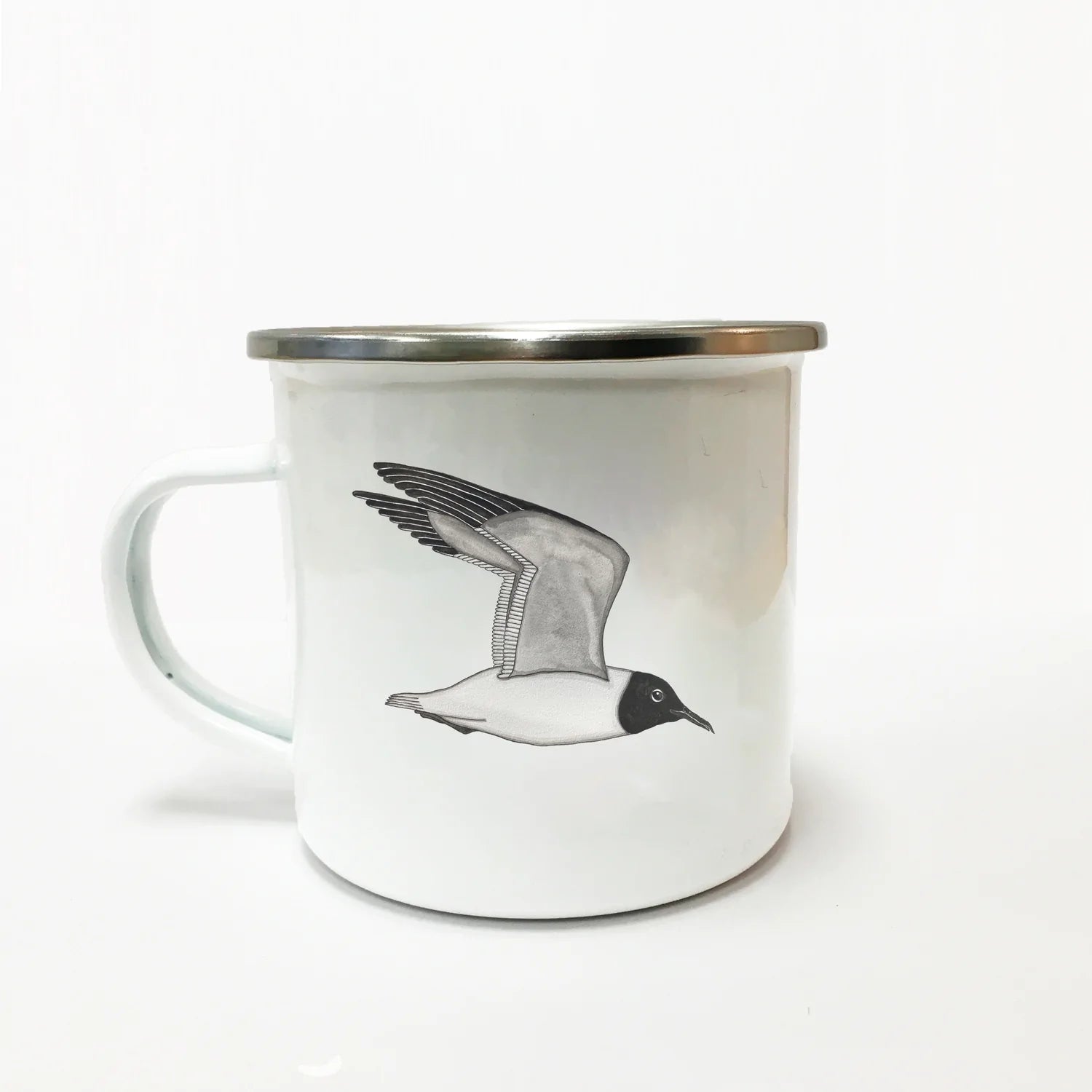 Lakor - hooded seagull Emaljekrus