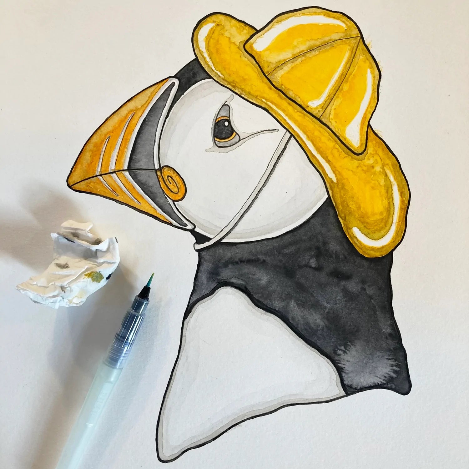 Lakor - southwest puffin poster