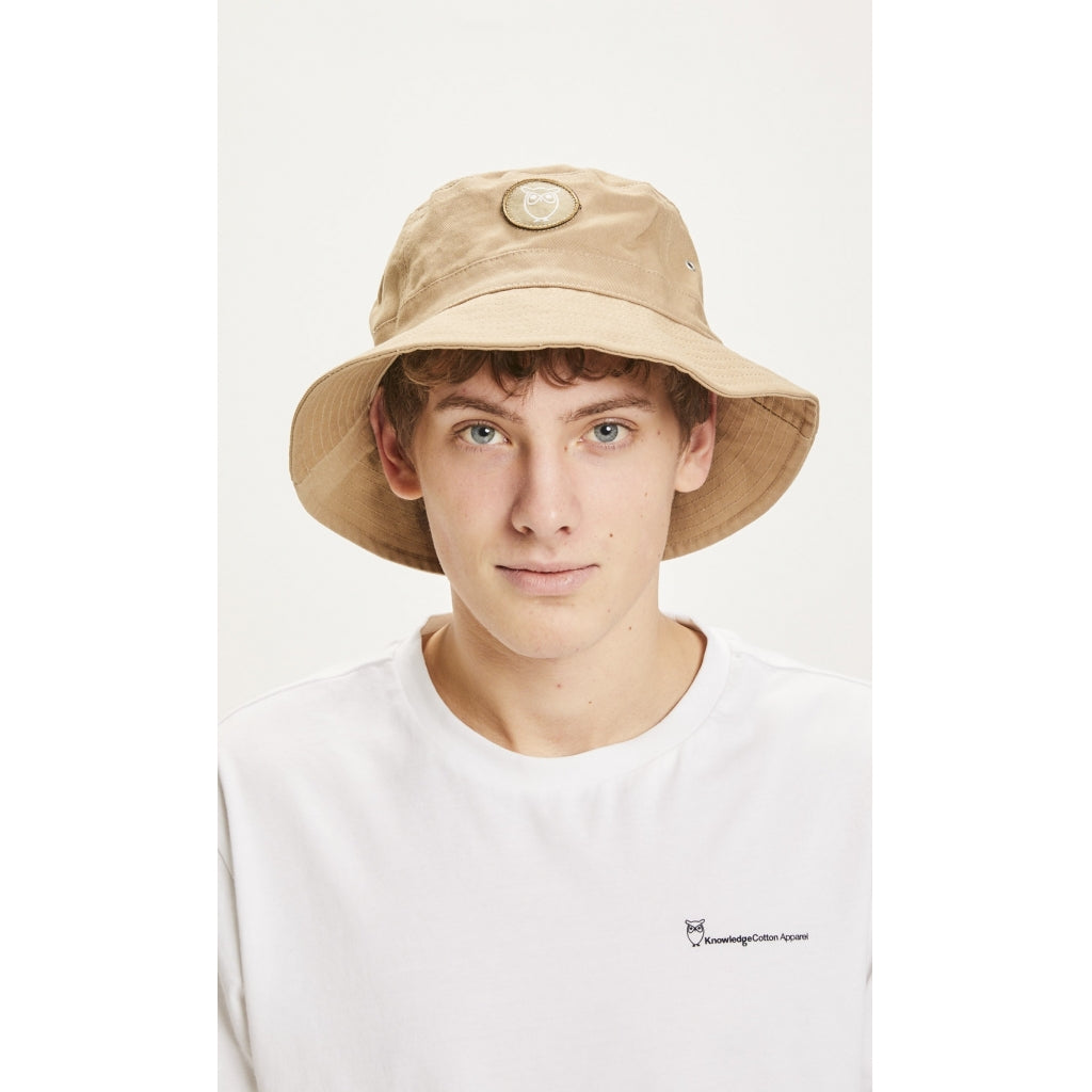 KnowledgeCotton Apparel LEAF Twill-Dschungelhut Kelp