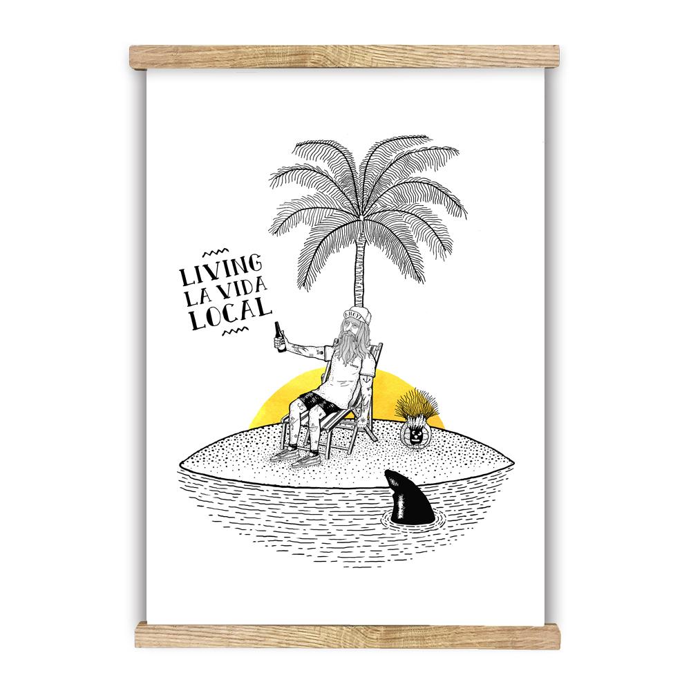 Lakor - Living Vida Island Poster