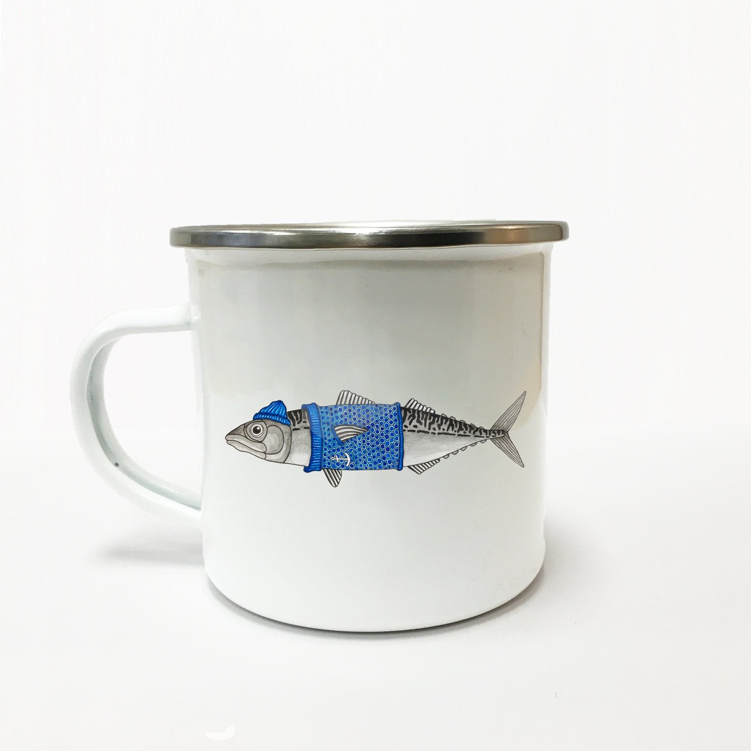 Lakor - Maritime Mackerel Enamel Mug