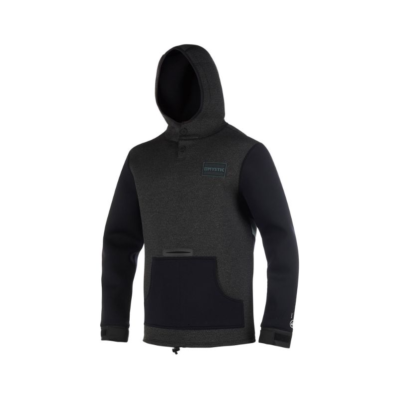 MYSTIC Voltage Neoprenjacke/Hoodie Schwarz/Grau