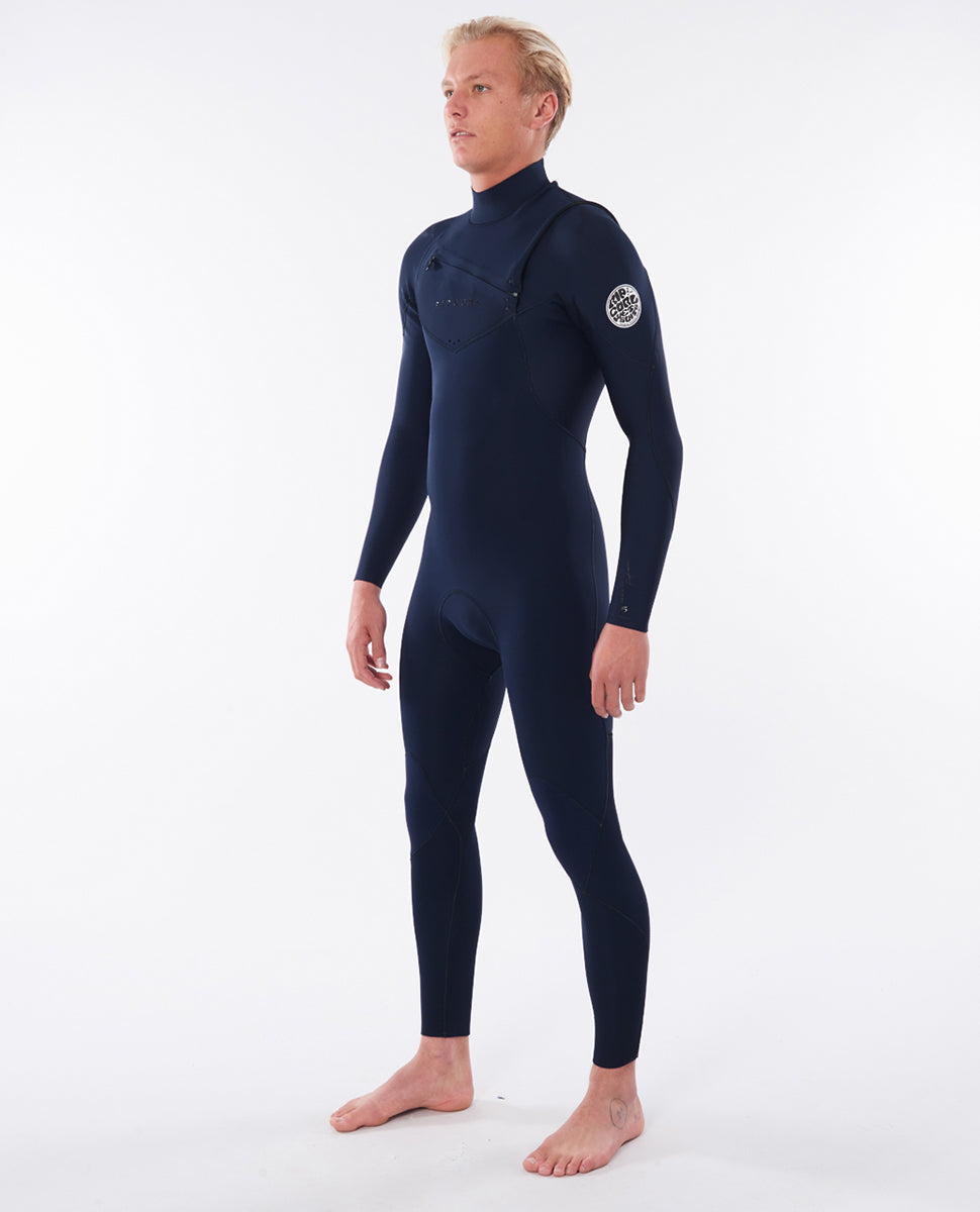 Rip Curl Dawn Patrol Navy 5/3 Chest Zip Wetsuit