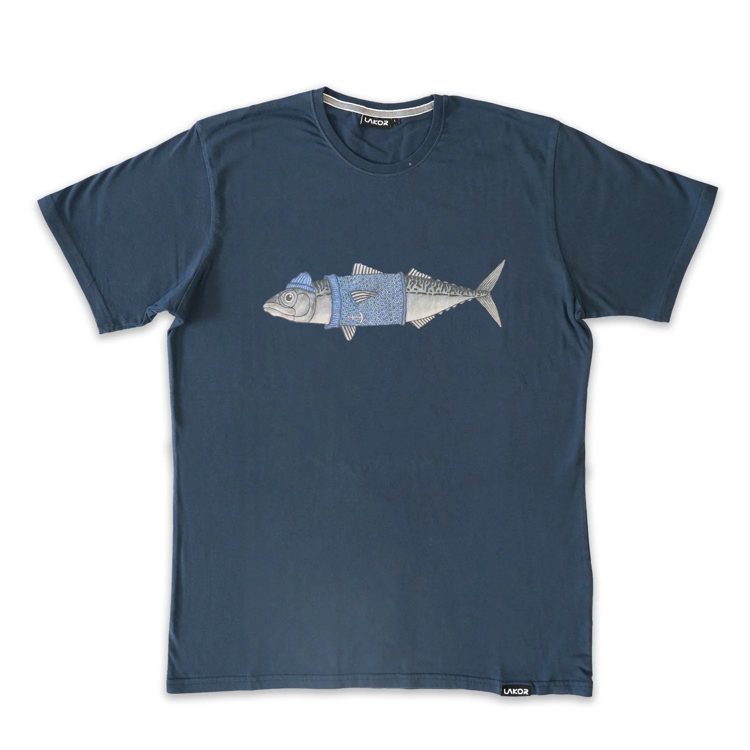 Lakor - Maritime Mackerel T-shirt (Blue)