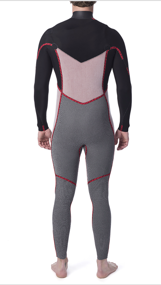 Rip Curl Dawn Patrol Black 5/3 Chest Zip Wetsuit