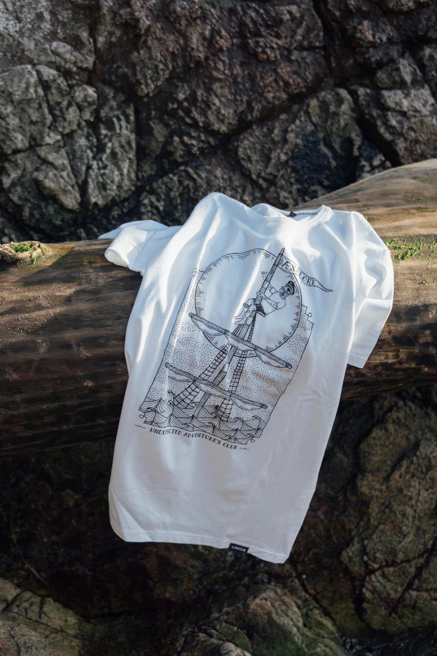 Lakor - Ship Down - White T-shirt