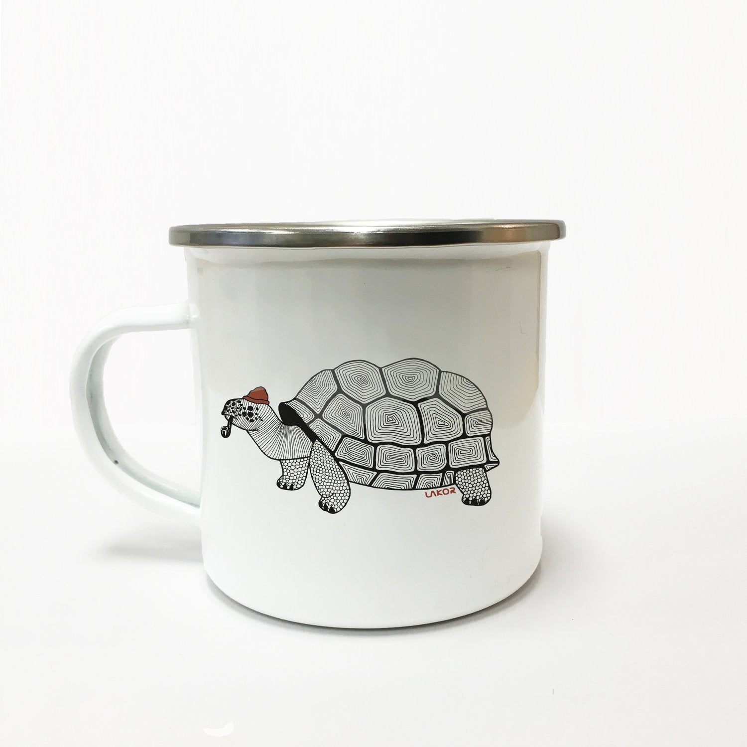 Lakor - Slow Mornings enamel mug