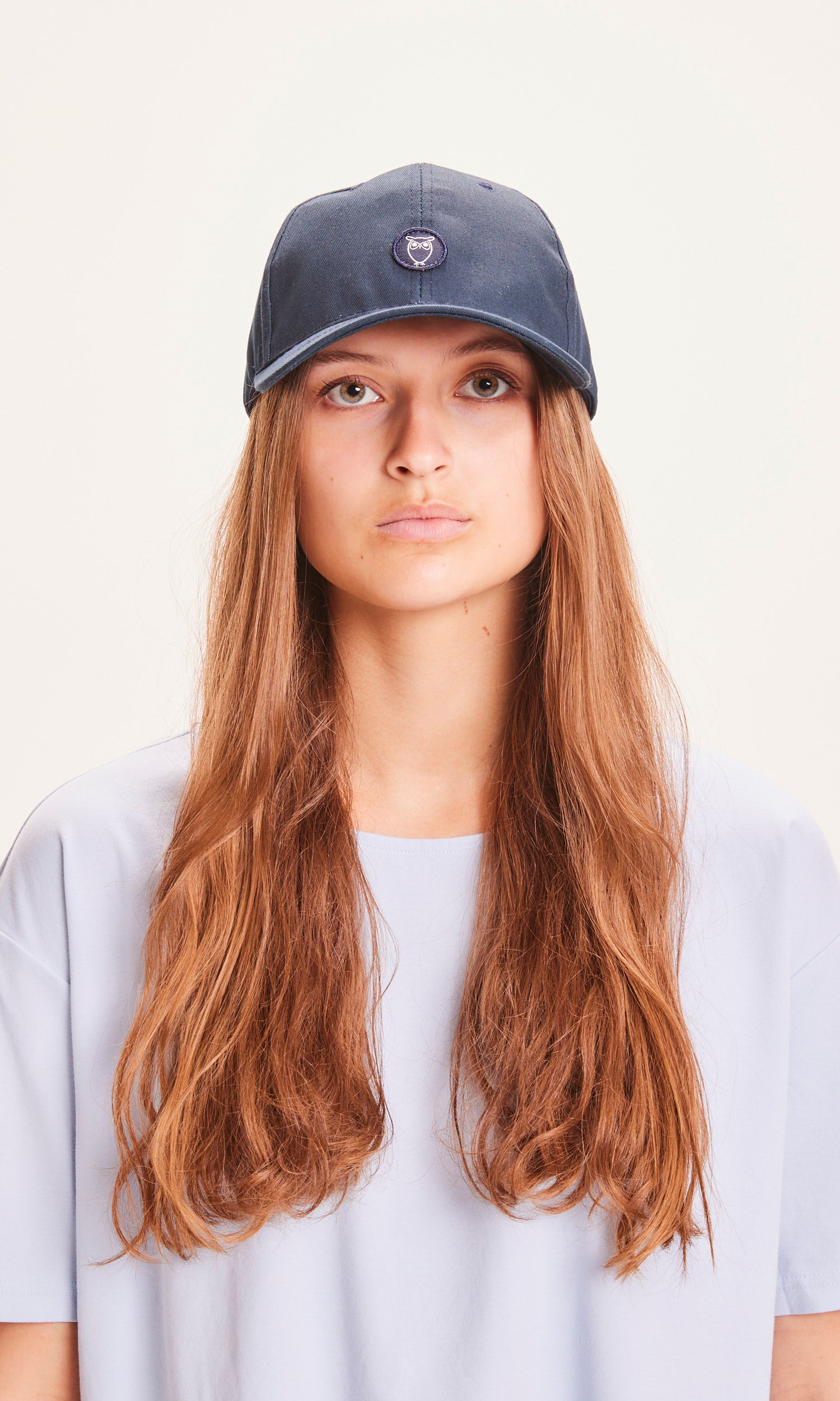 KnowledgeCotton Apparel – PACIFIC Twill-Mütze – GOTS/Vegan Eclipse