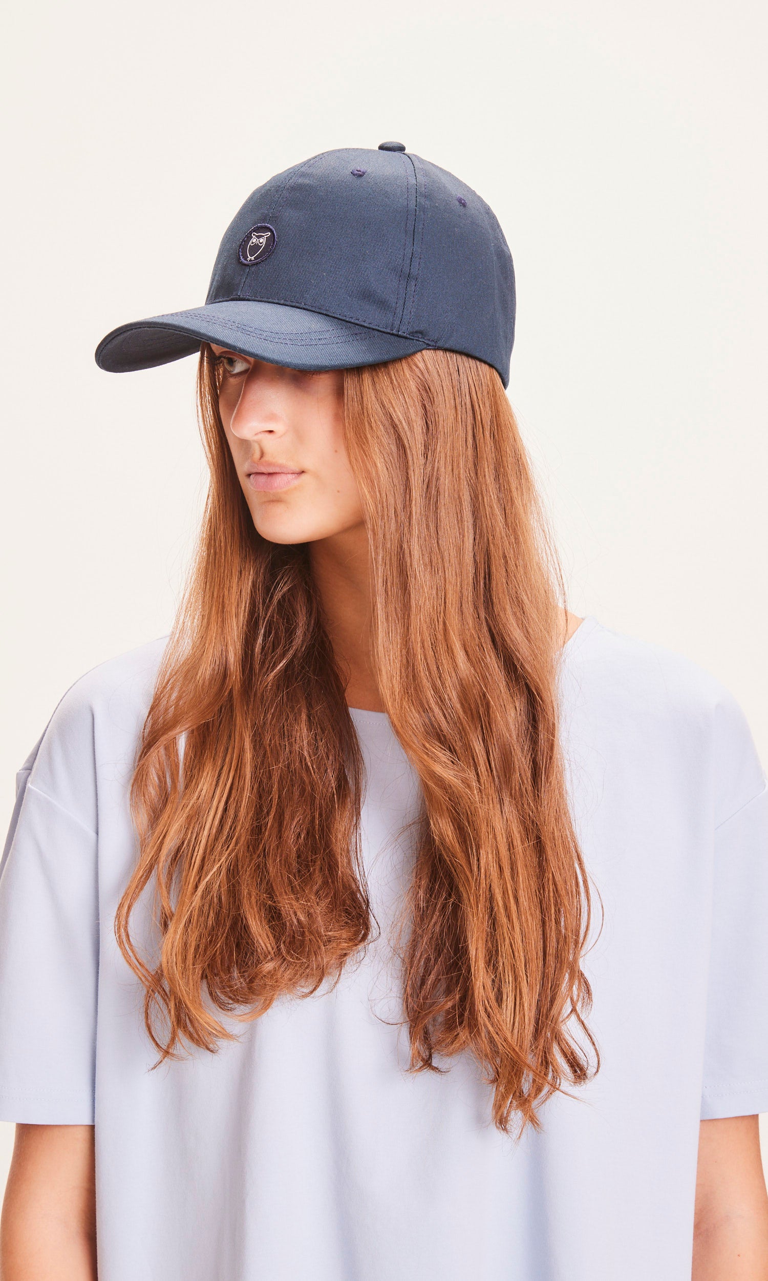 KnowledgeCotton Apparel – PACIFIC Twill-Mütze – GOTS/Vegan Eclipse