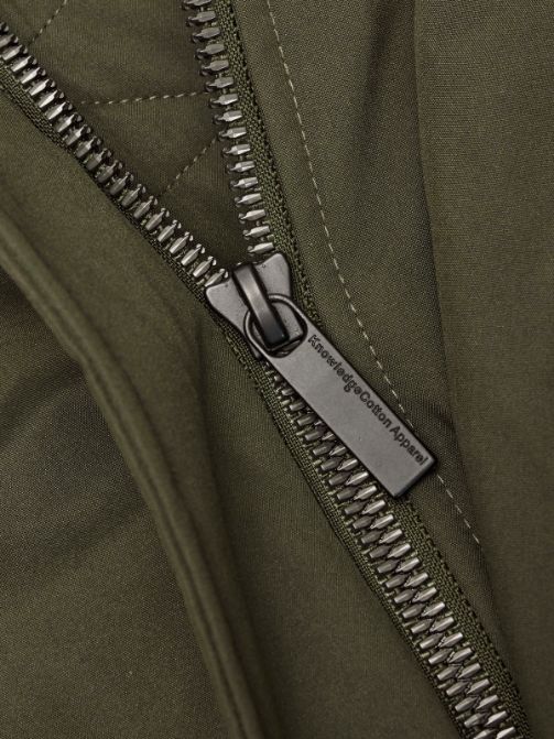 KnowledgeCotton Apparel – Lange Softshelljacke CLIMATE SHELL™ – GRS/Vegan