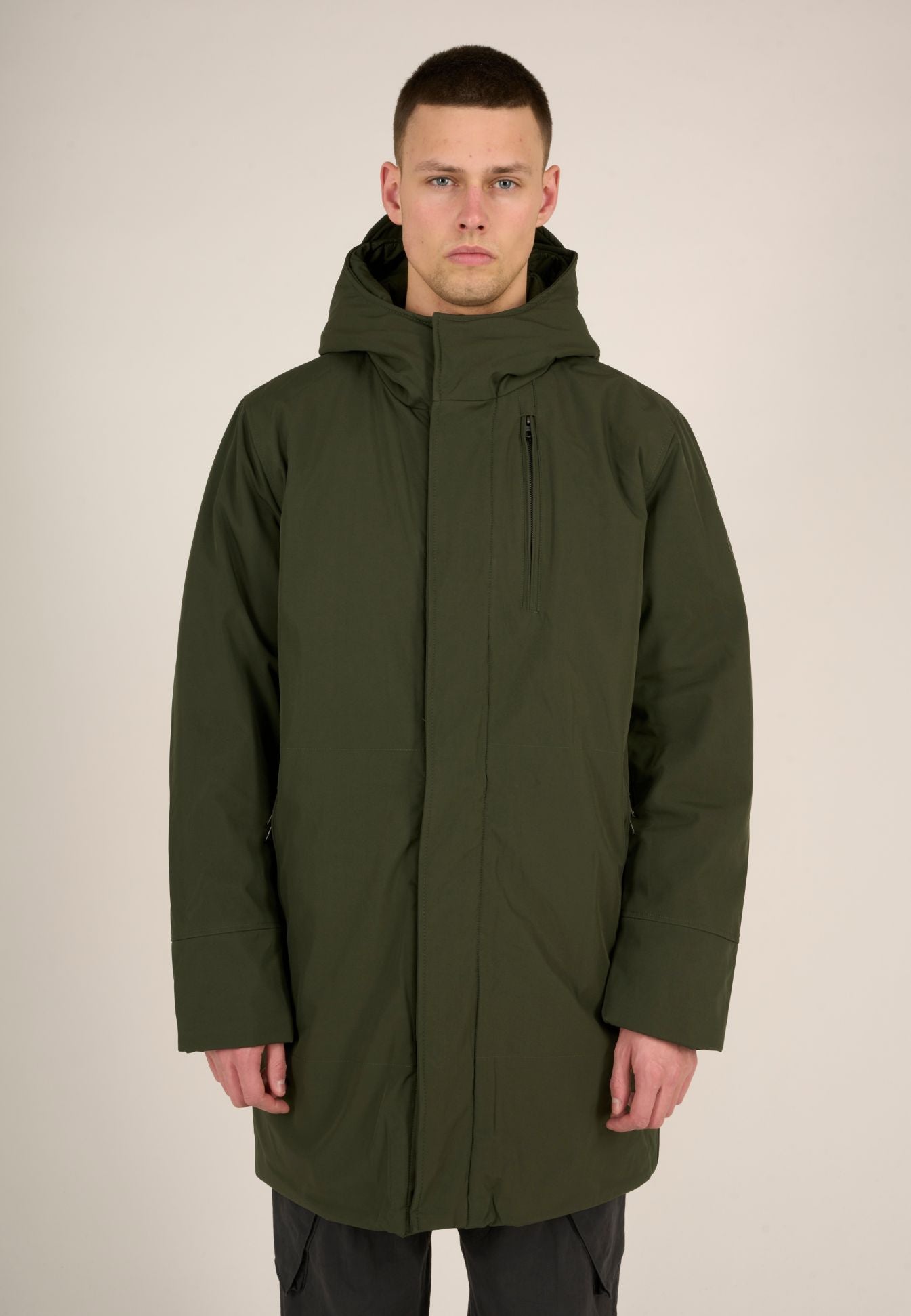 KnowledgeCotton Apparel – Lange Softshelljacke CLIMATE SHELL™ – GRS/Vegan