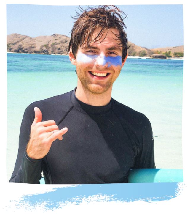 Aloha Stick Solaire SPF 50+ | Écran Solaire Minéral pour le Visage pour le Surf | Couleur Bleue