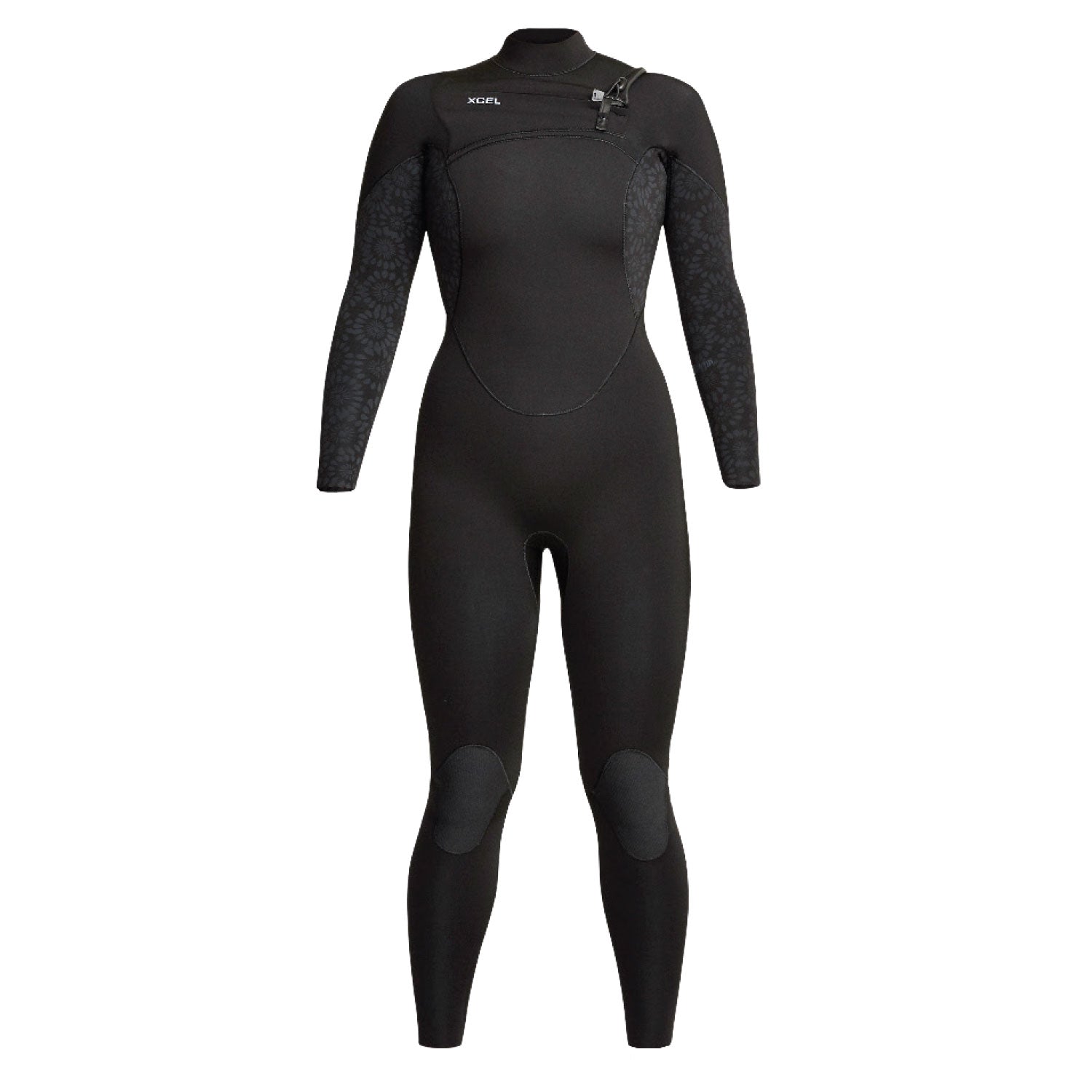 Xcel Comp 5/4 Chest Zip Black/Flower 2020 Wetsuit (Women's)