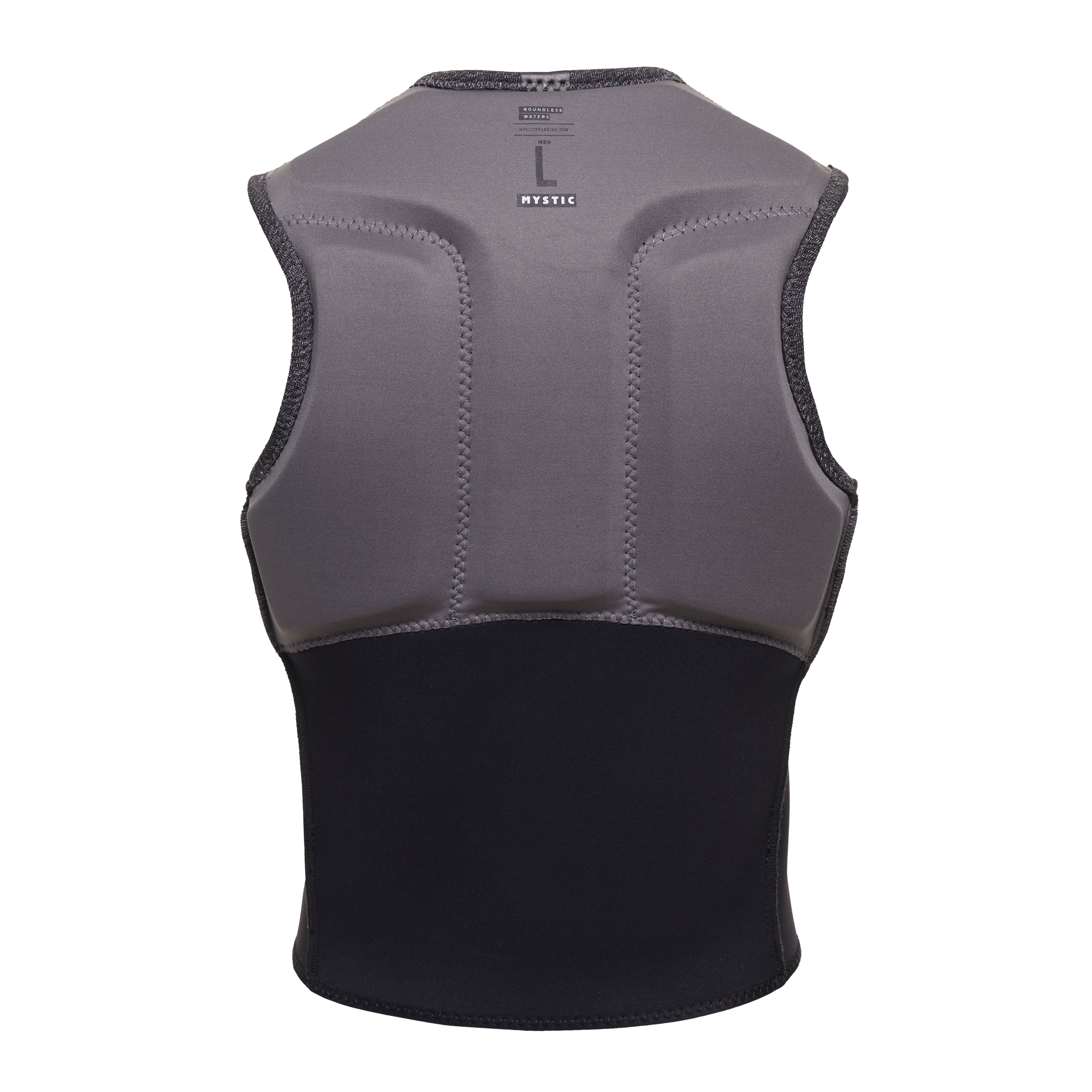 Mystic - Block Impact Vest Fzip Kite - Grå