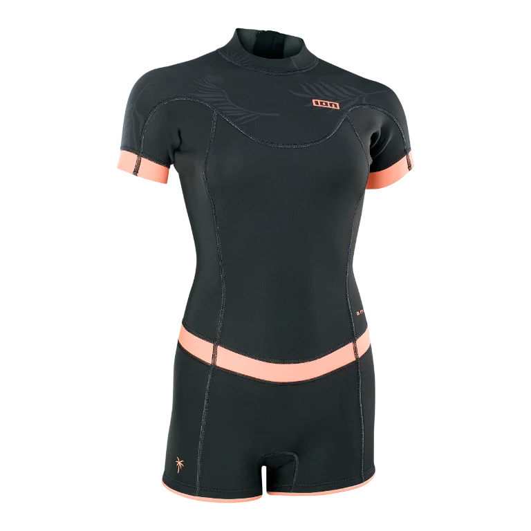 ION.22 WETSUIT AMAZE SHORTY 2.5 SS BACK ZIP DAMEN SCHWARZ 36/S