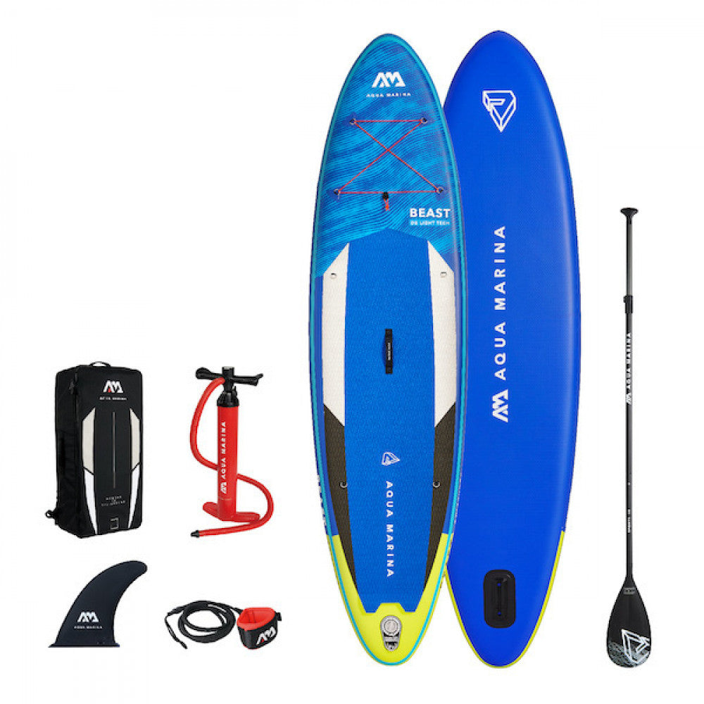 Aqua marina beast 10'6 2021 sup gonflable polyvalent (300 L) - pack complet