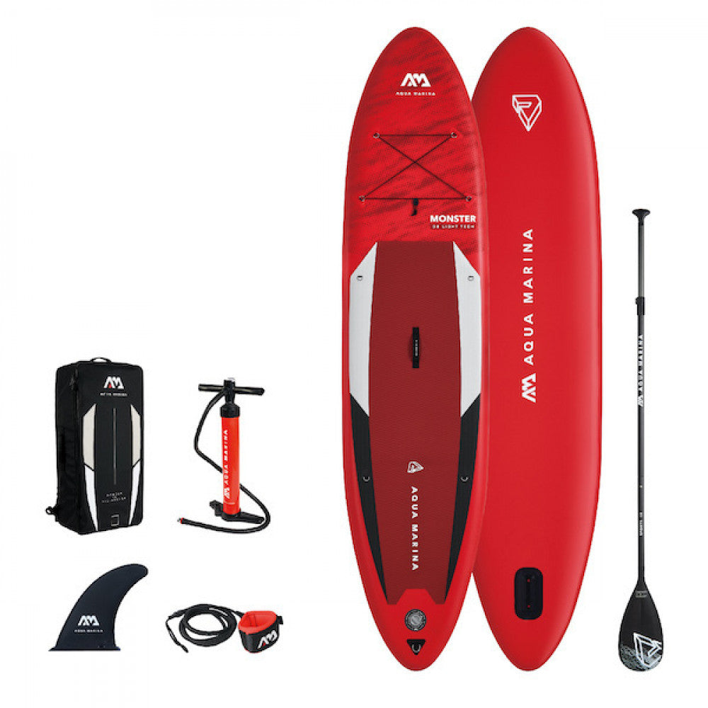 Aqua marina monster 12'0 2021 sup tout usage gonflable (390 L) - pack complet