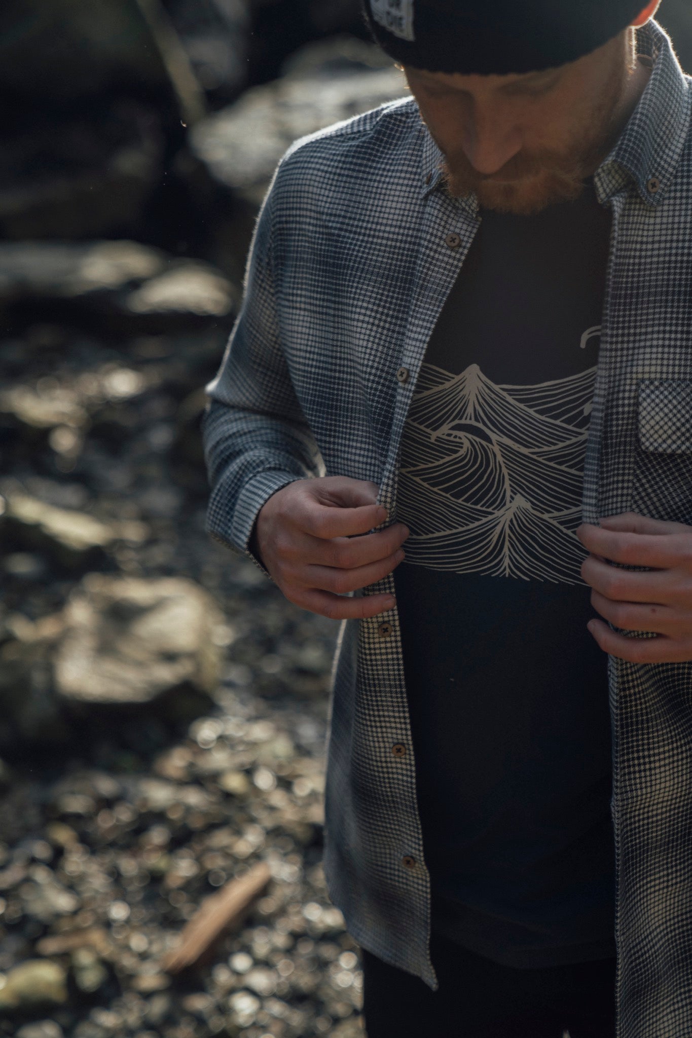 Lakor - Aztec Aamand Skjorta Blå