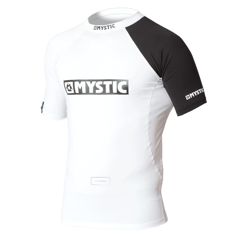 Mystic - Event S/S Rashvest Chest Logo - White