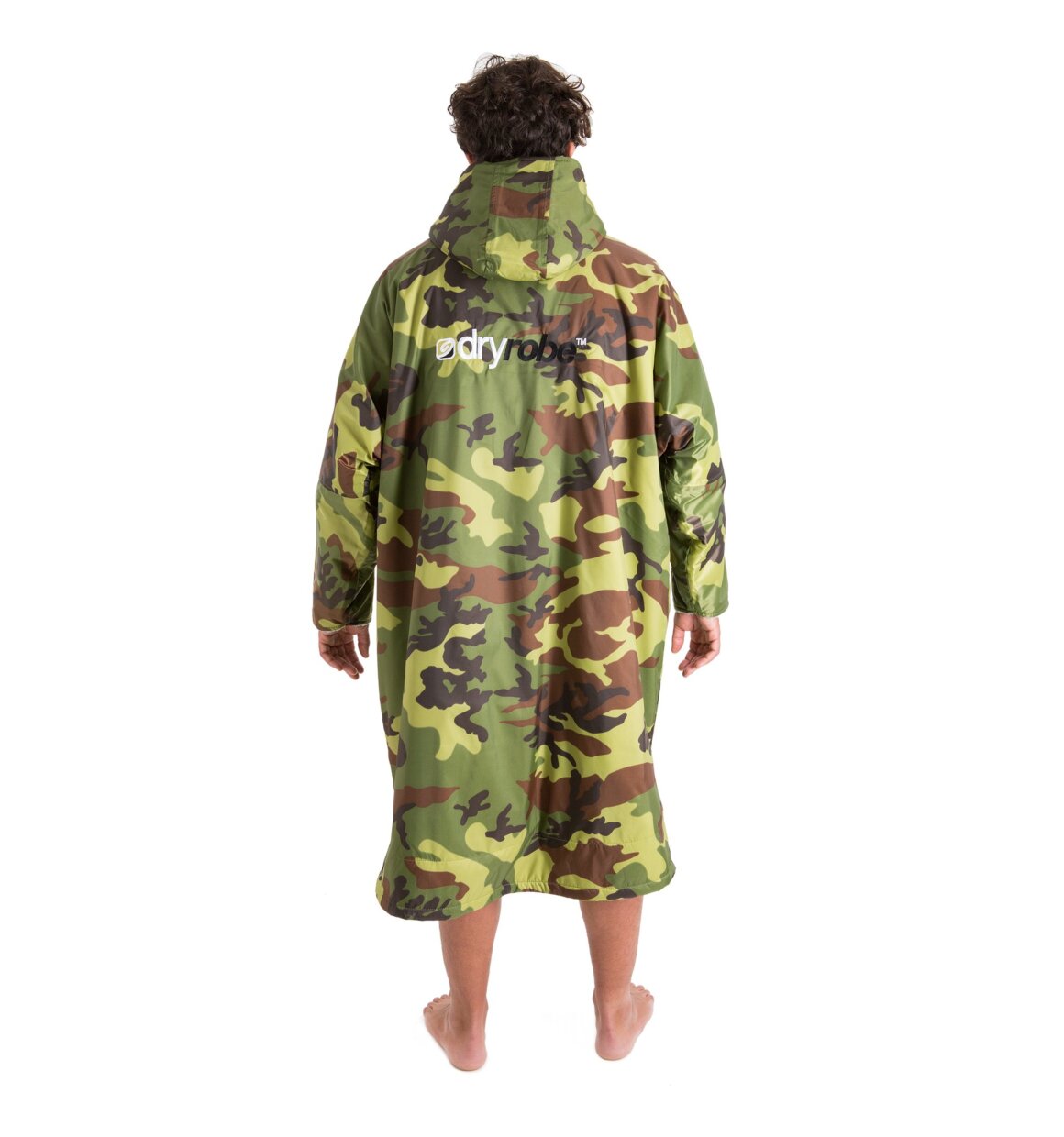 Dryrobe advance long sleeve poncho | adults | camo/grey