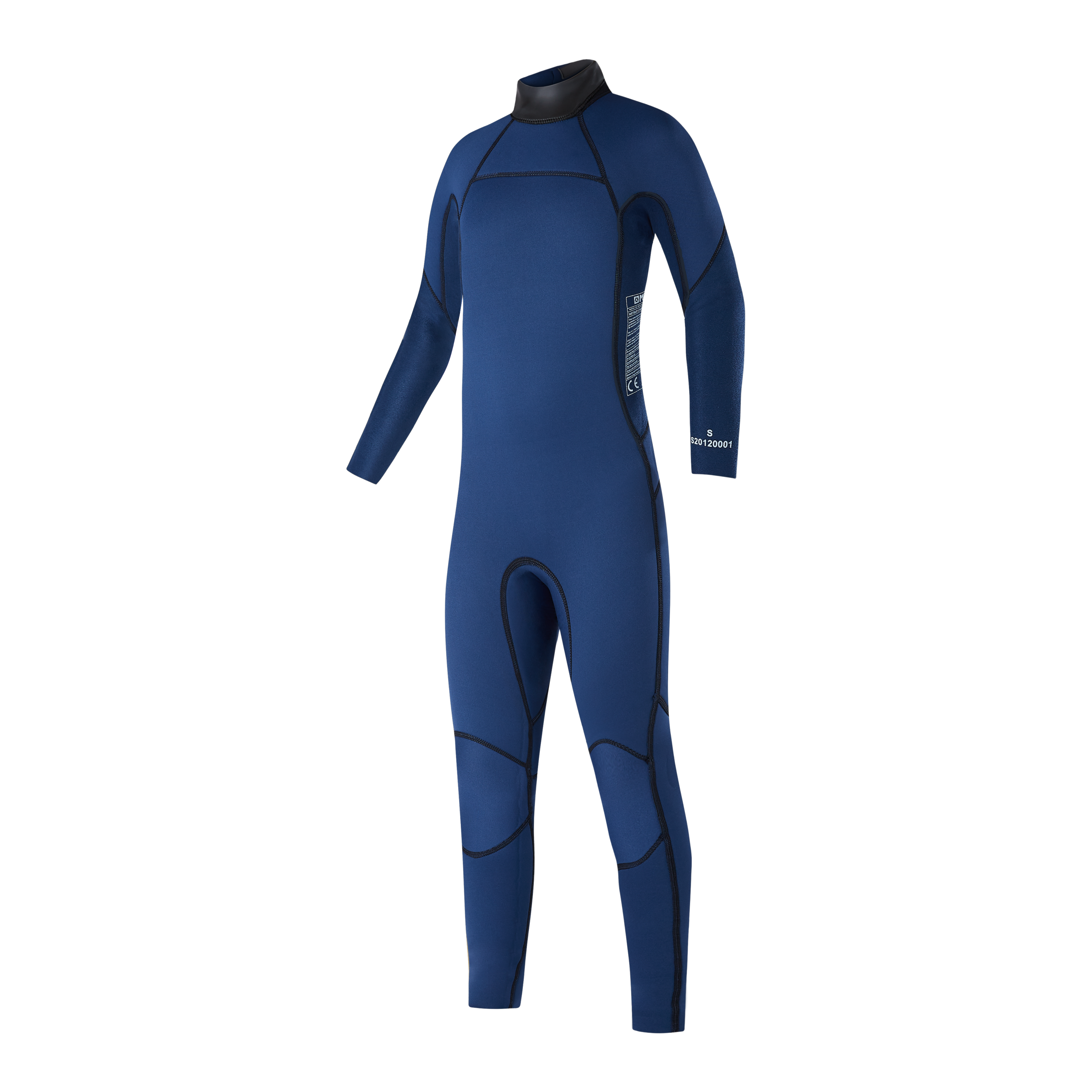 Mystic - Star Fullsuit 3/2mm Bzip Flatlock Kids - Svart