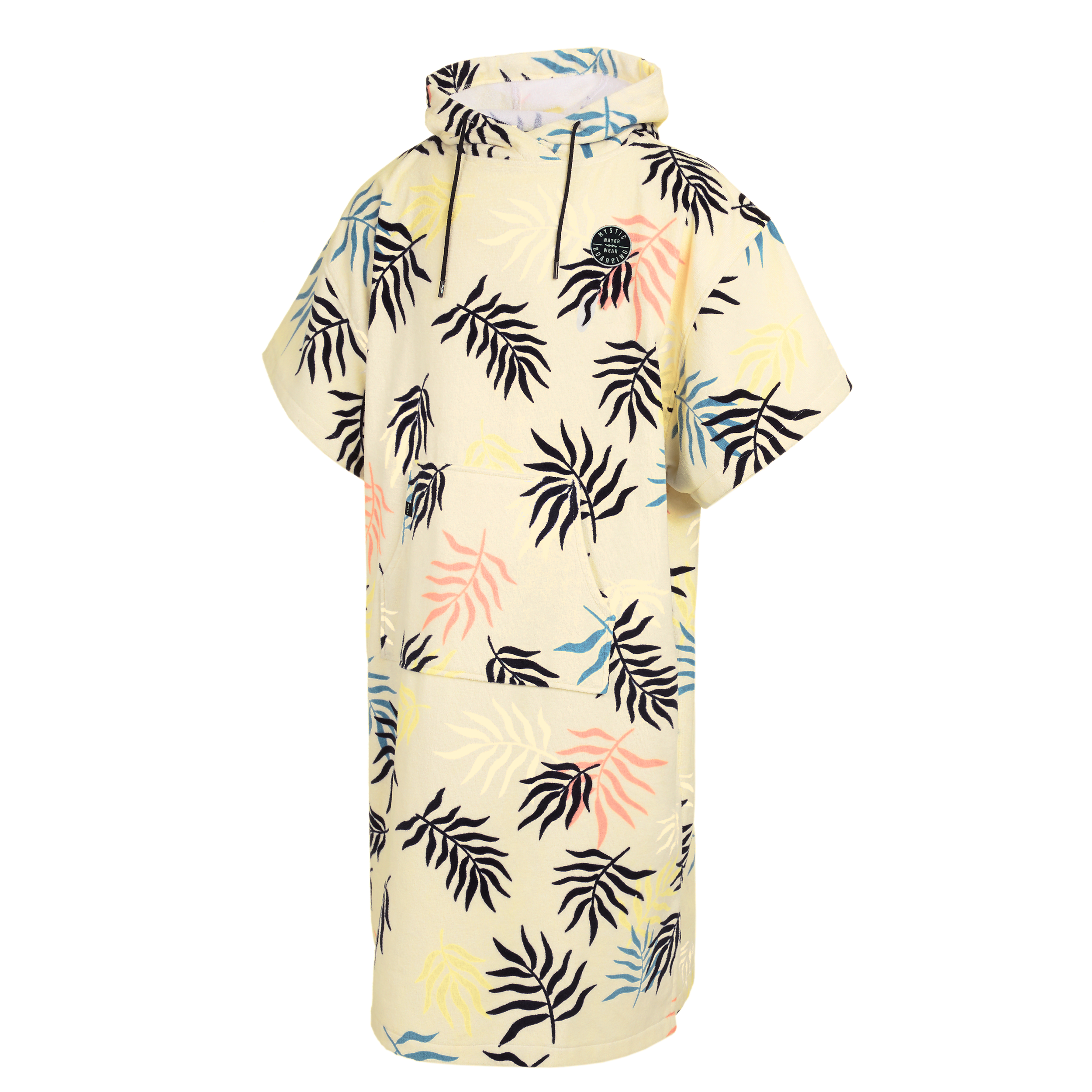 Mystic - Poncho Velors AOP - Pastellgelb