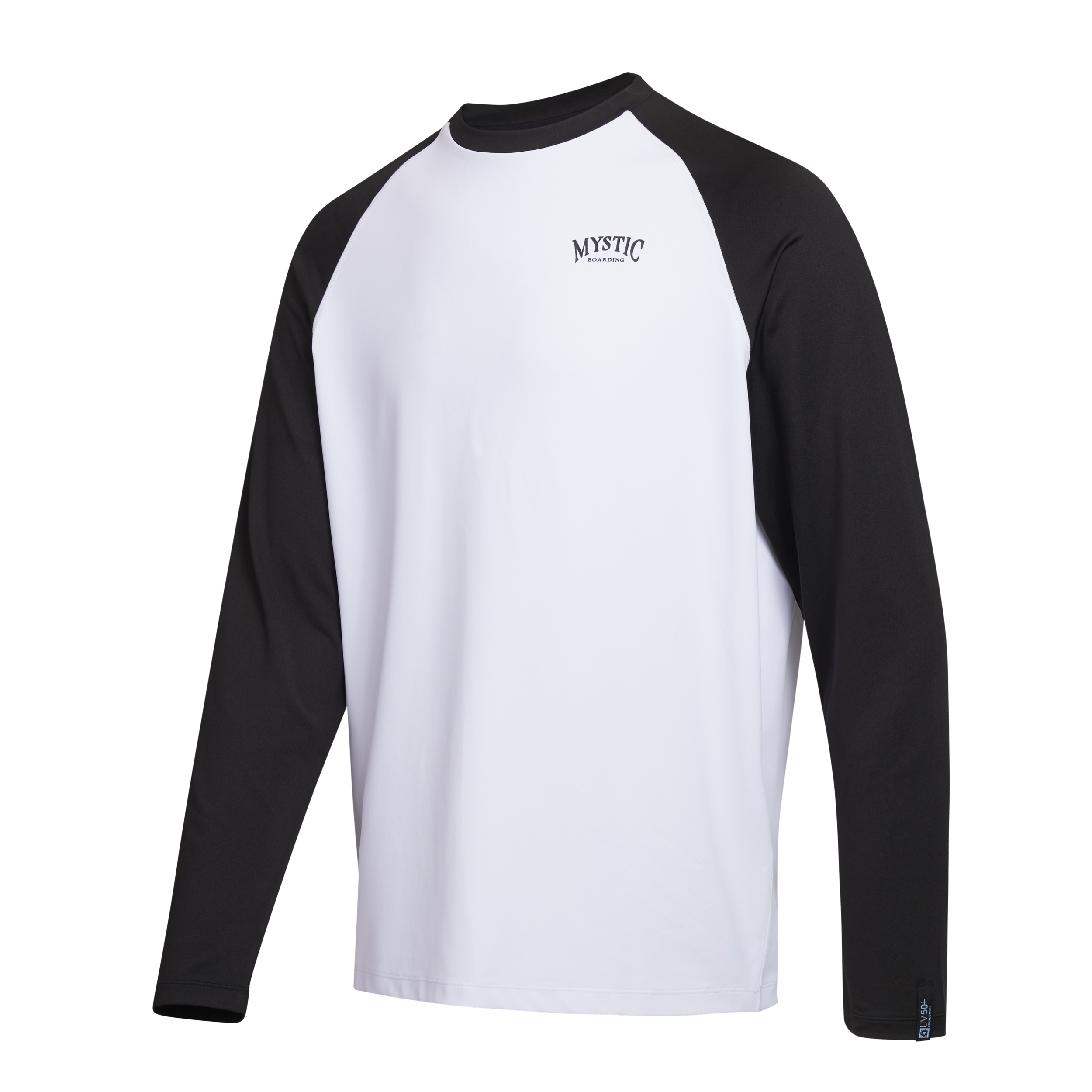 Mystic - Bolt L/S Rash Vest - Schwarz/Weiß