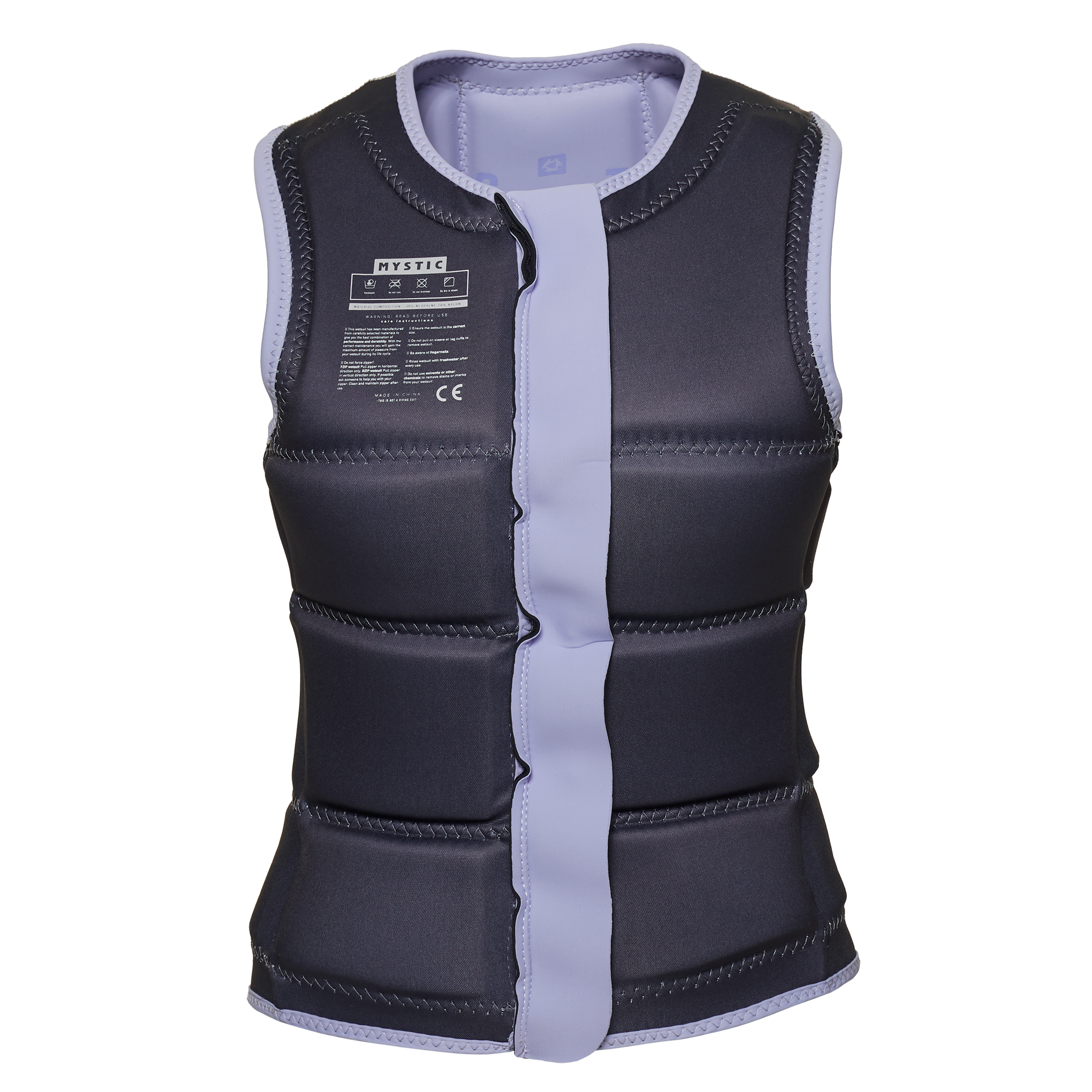Mystic - Star Impact Vest Fzip Wake Women - Pastell Lilac