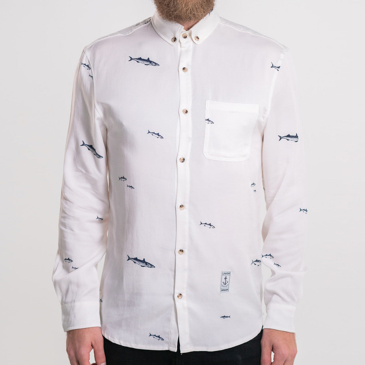 Lakor - Mackerel shirt (white)