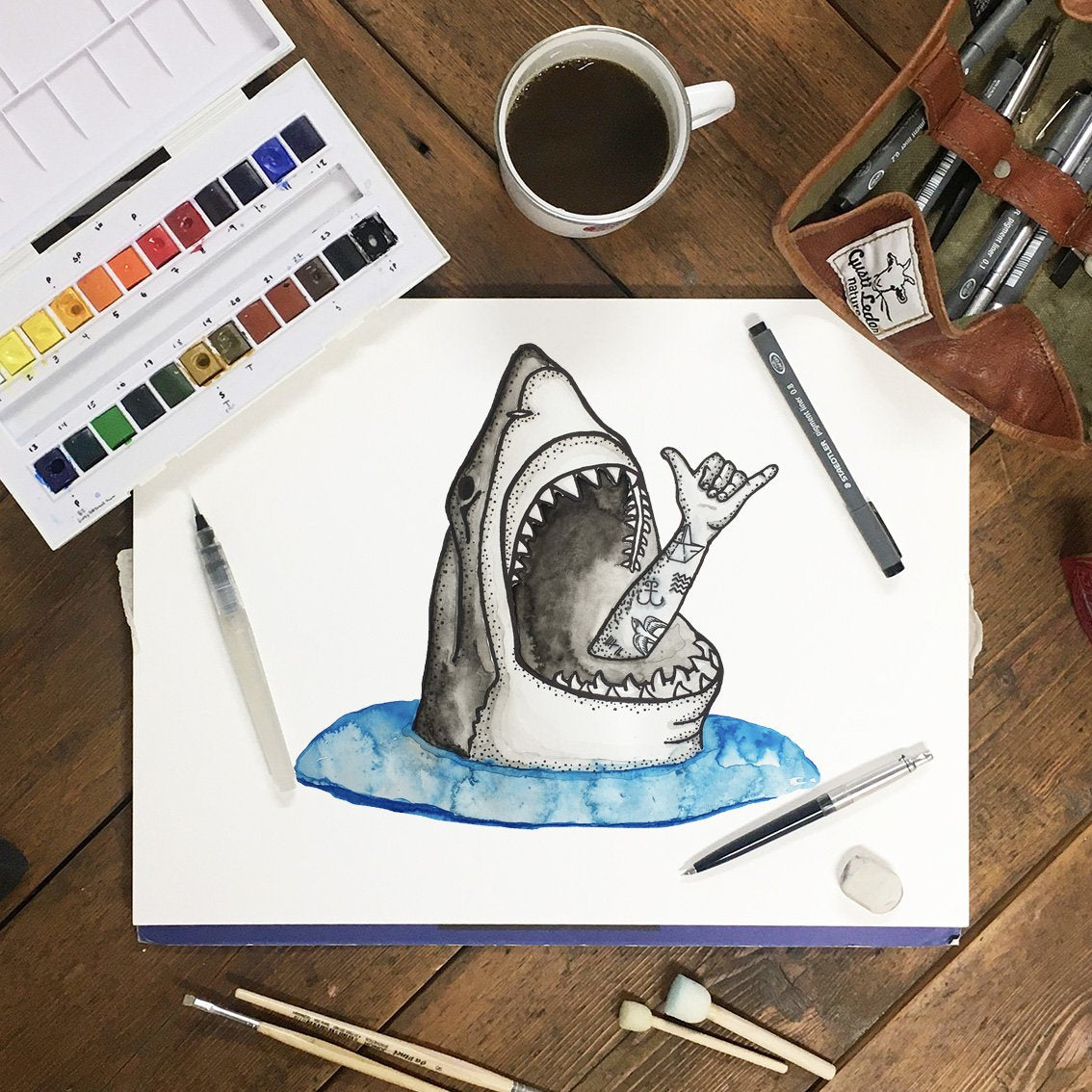 Lakor - Shark Shaka Poster