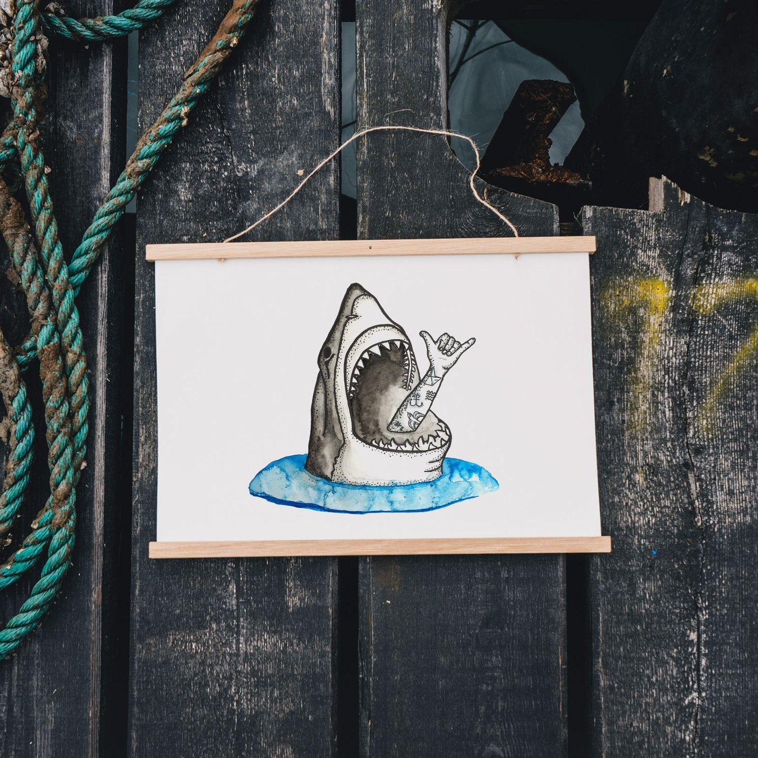 Lakor - Shark Shaka Poster