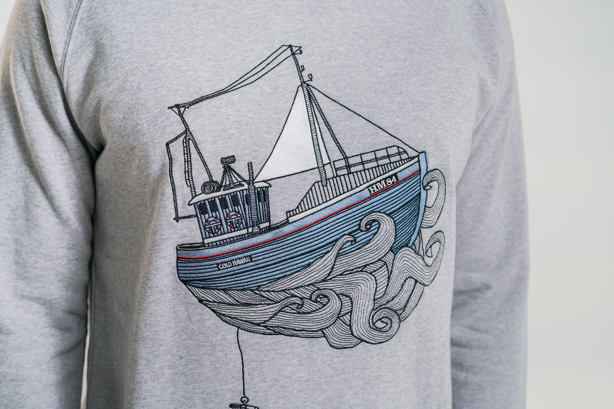 Lakor - Kutter Crewneck (Light gray melange)