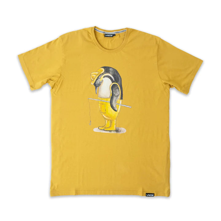 Lakor - No Catch - Mustard T-shirt