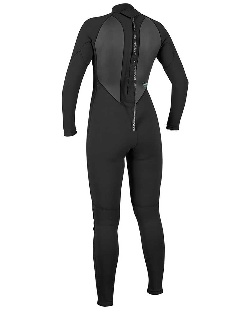 O'NEILL Womans Reactor II 3/2mm Back Zip Svart Våtdräkt